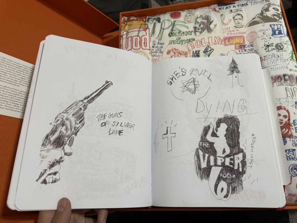Paly Hollywood Paly Hollywood 1/1 James Franco Signed Sketchbook Rolling St Size ONE SIZE - 11 Thumbnail