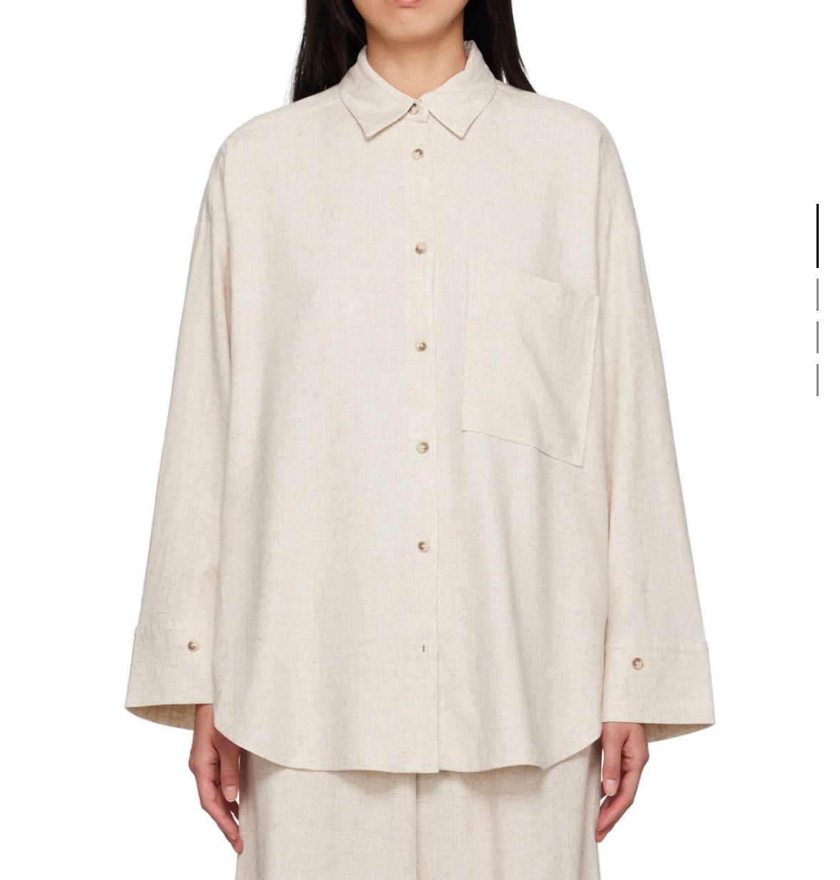 By Malene Birger BEIGE DERRIS SHIRT Size M / US 6-8 / IT 42-44 - 1 Thumbnail