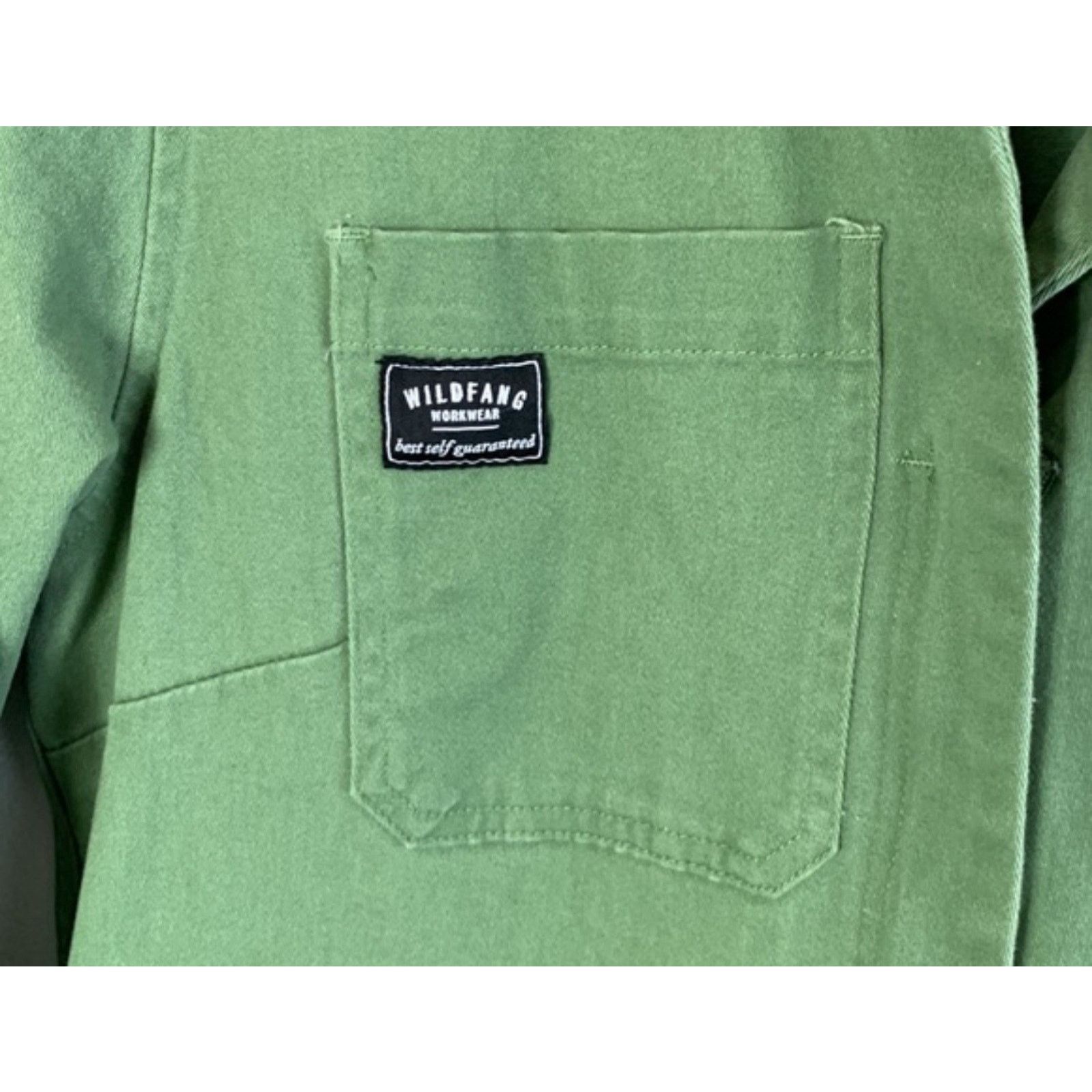 Wildfang Wildfang The Essential Brushed Coverall Cotton Stitches L Size 27" / US 4 / IT 40 - 10 Thumbnail