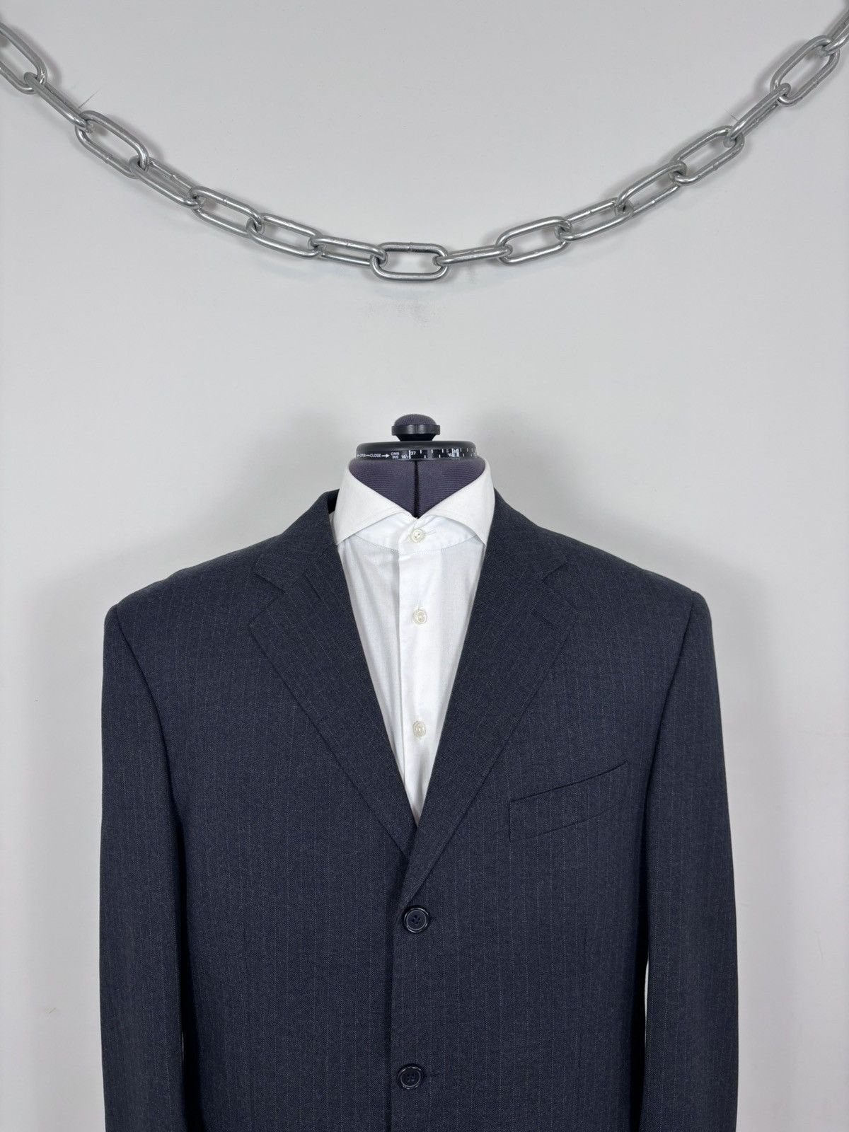 Other Linea Sartoriale Milano Men’s Blue/Grey Wool Blazer Jacket Size 46R - 2 Thumbnail