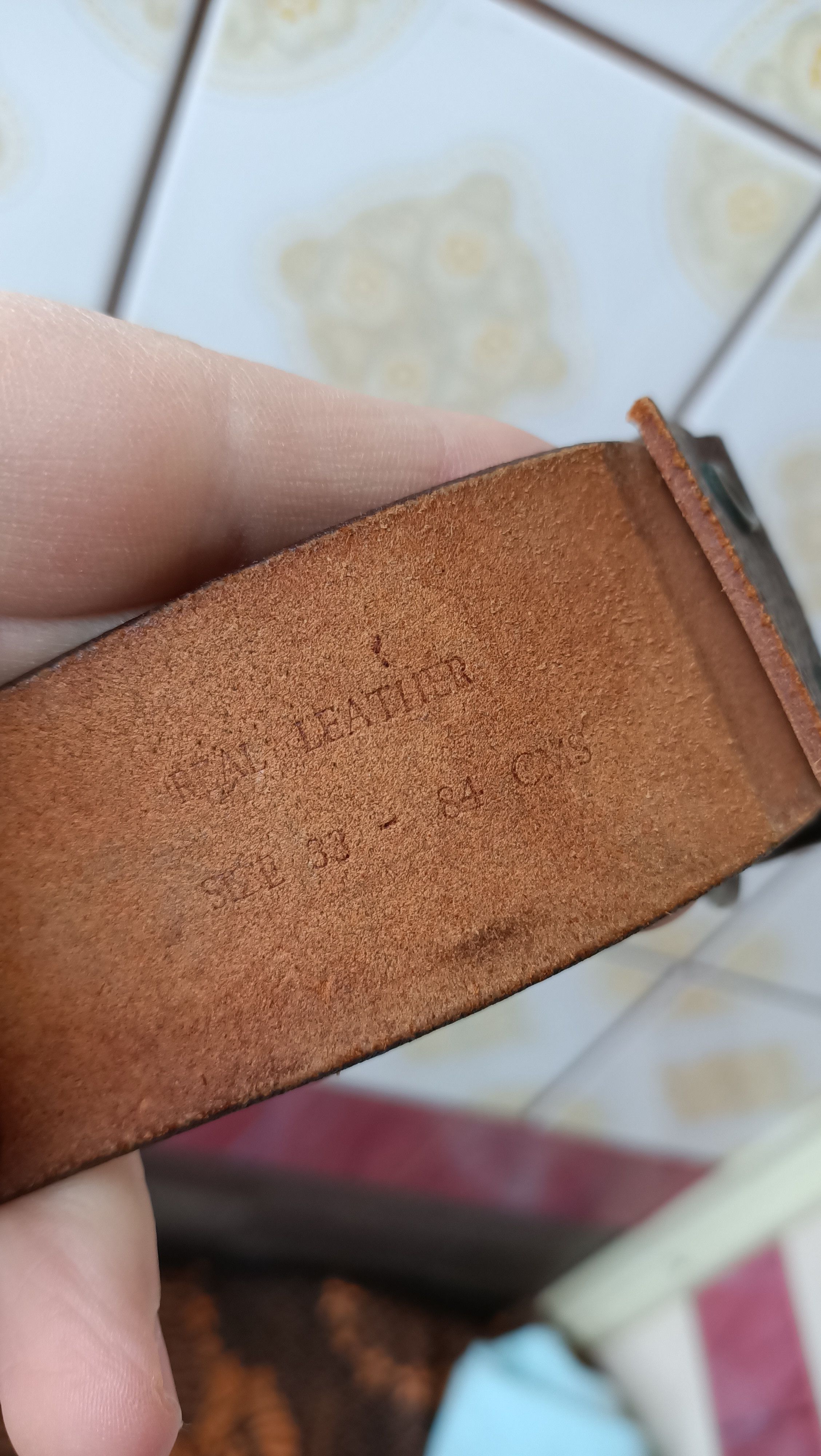 Levi's Vintage 90' Levi's leather brown belt Size ONE SIZE - 4 Thumbnail