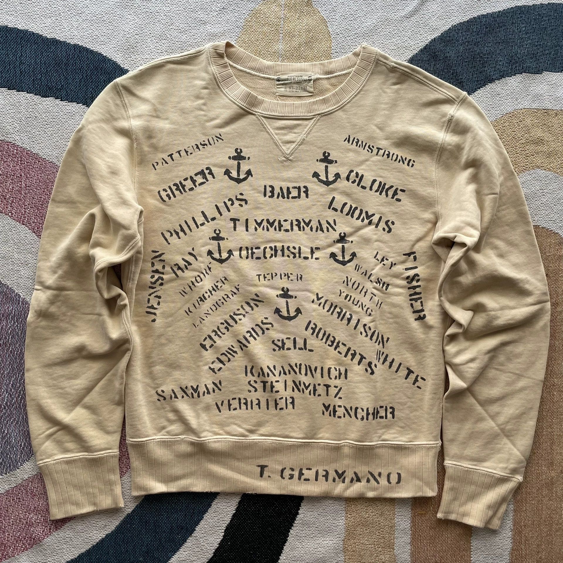 RRL Ralph Lauren RRL Ralph Lauren Vintage Sweatshirt Size US S / EU 44-46 / 1 - 1 Thumbnail