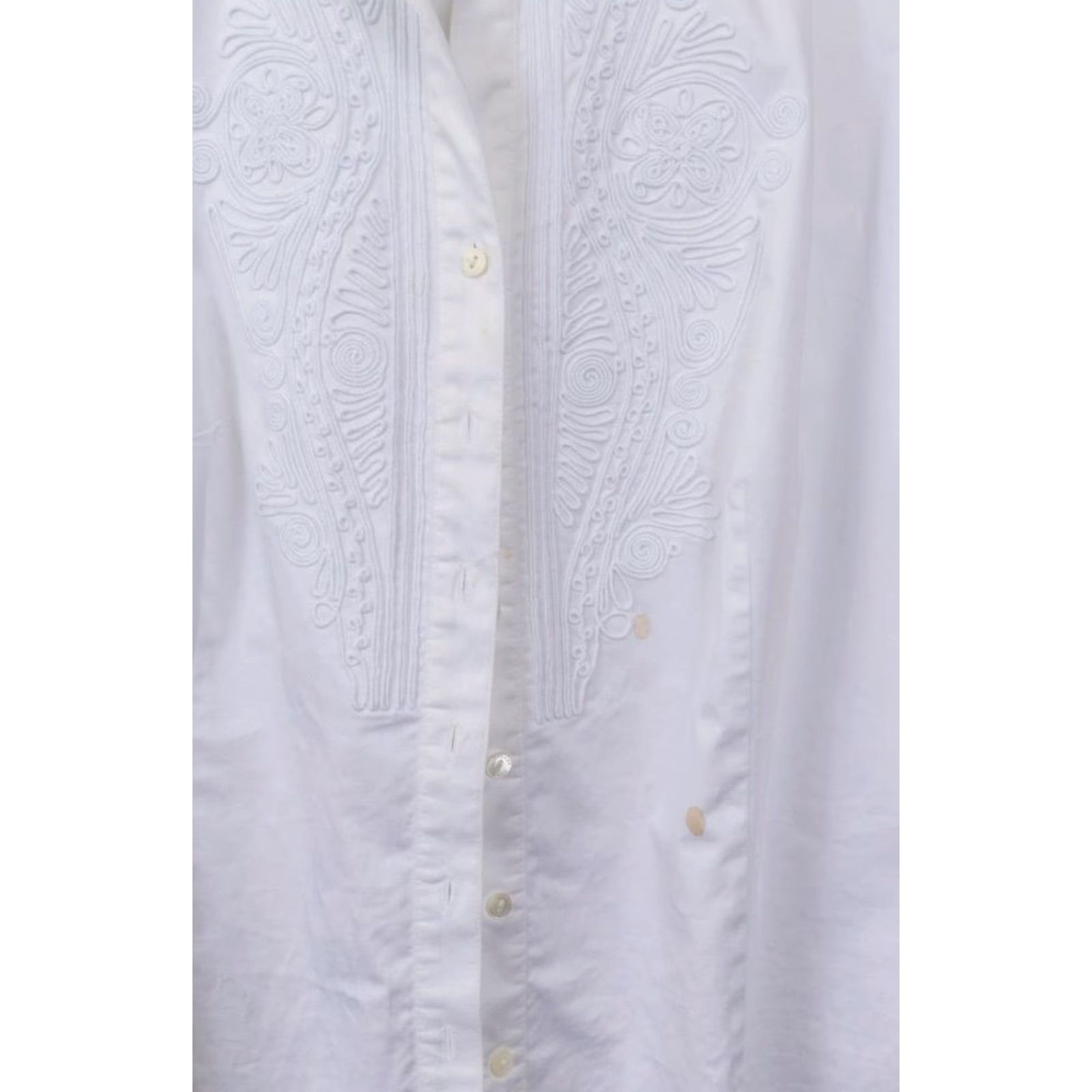 Vintage Audrey Talbott Carmel Size 14 White Blouse Size XL / US 12-14 / IT 48-50 - 2 Thumbnail