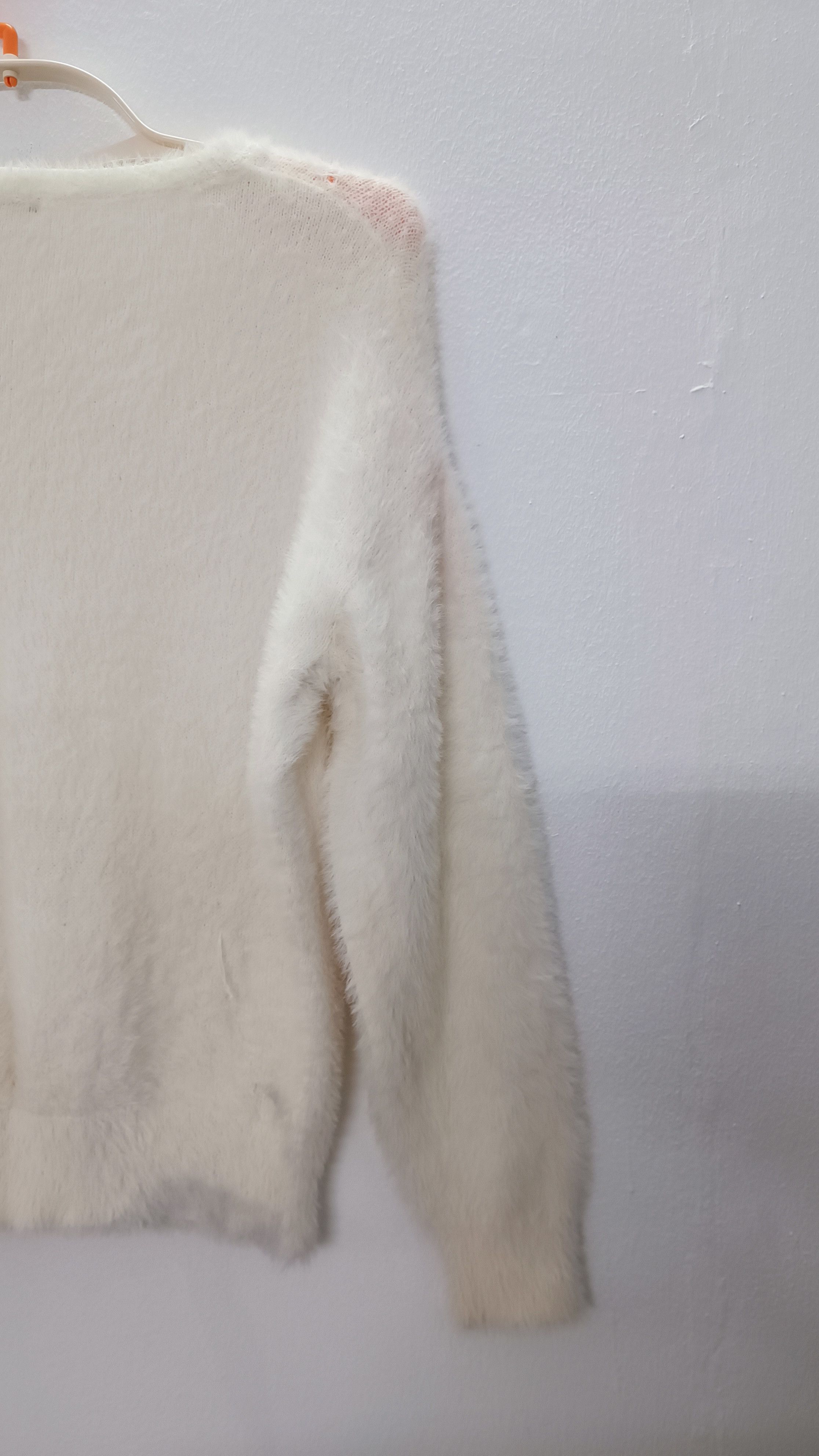 Homespun Knitwear × Japanese Brand × Vintage INGNI Vintage Look White Knitwear Size M / US 6-8 / IT 42-44 - 8 Thumbnail