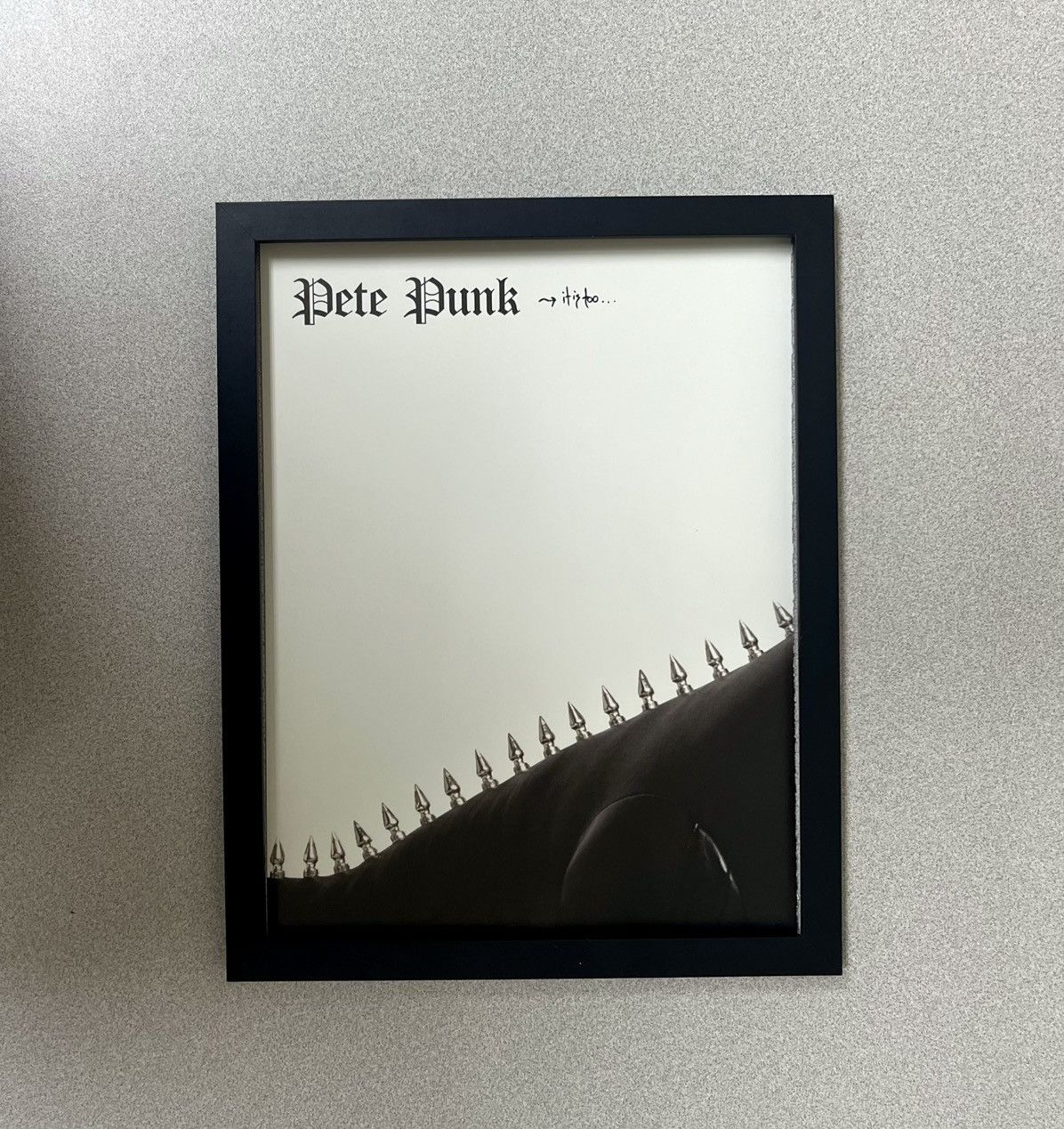 Chrome Hearts studs 9x11 Framed poster