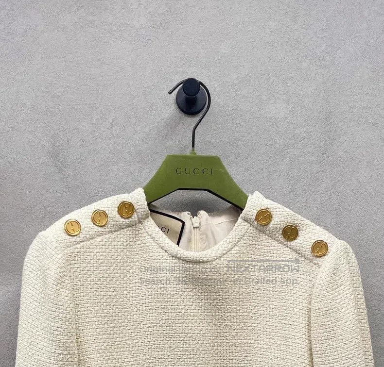 Gucci Gucci Solid colour GG metal button long-sleeved dress Size XS / US 0-2 / IT 36-38 - 4 Thumbnail