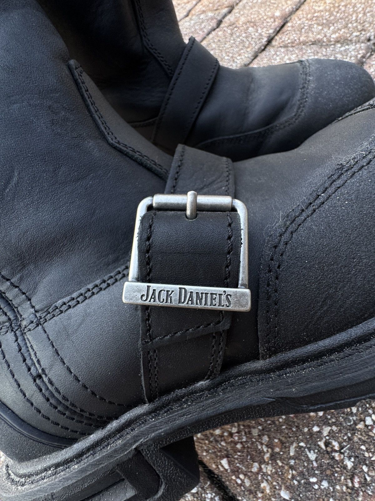 Vintage Jack Daniels Mid Calf Buckle Boots Size US 9.5 / EU 42-43 - 5 Thumbnail