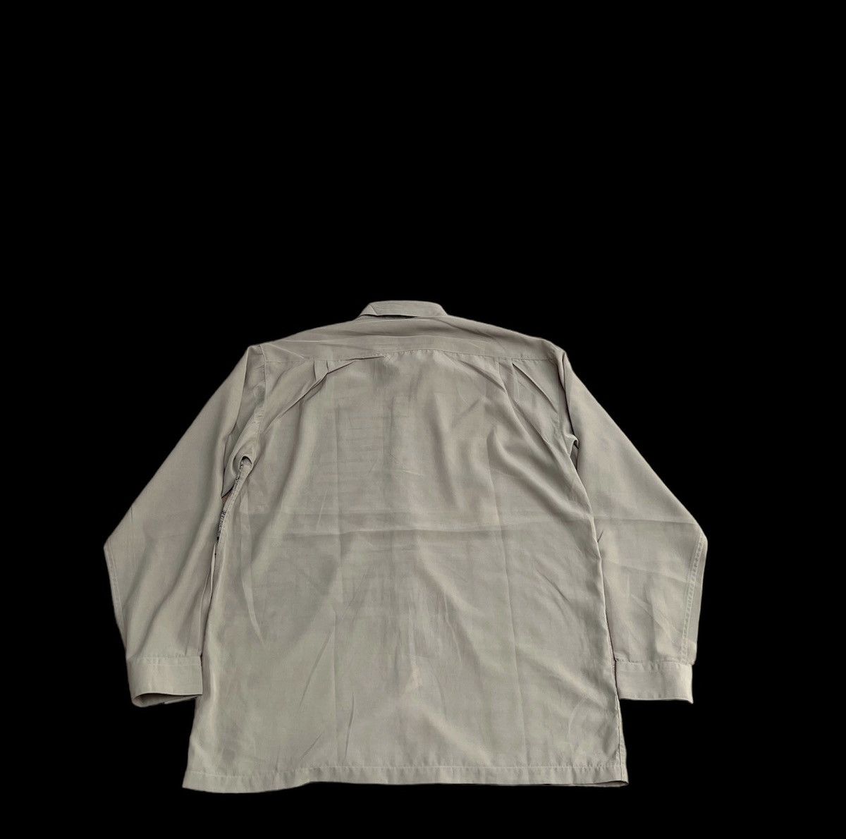 Balenciaga Vintage Rare Balenciaga Paris Sports Button Ups Silk Shirt Size US M / EU 48-50 / 2 - 2 Thumbnail