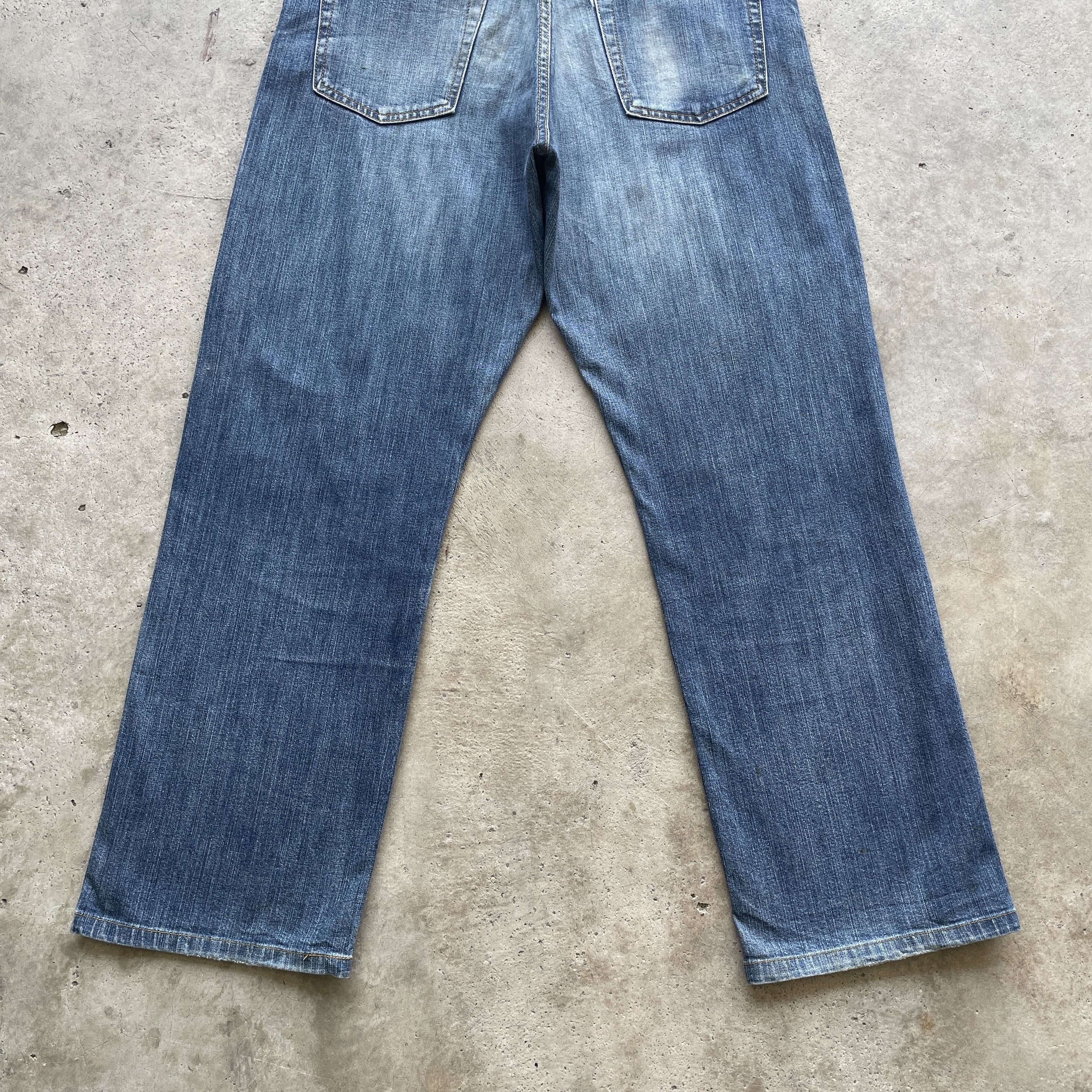 Japanese Brand × Vintage VINTAGE JAPANESE FADED BLUE DENIM PANTS JEANS W31x29 Size US 31 - 10 Thumbnail