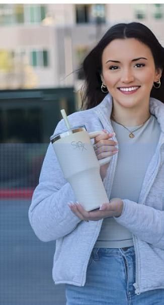NBDN Nobrandedon Insulated Tumbler With Lid And Straw, 40oz. Handle Cold 12hr Size ONE SIZE - 2 Thumbnail