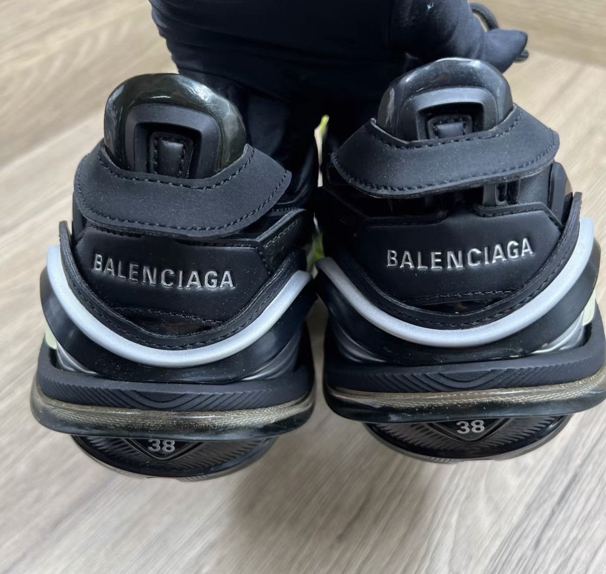 Balenciaga Balenciaga Tyrex Black & Silver Sneakers J41 Size US 7 / IT 37 - 6 Thumbnail