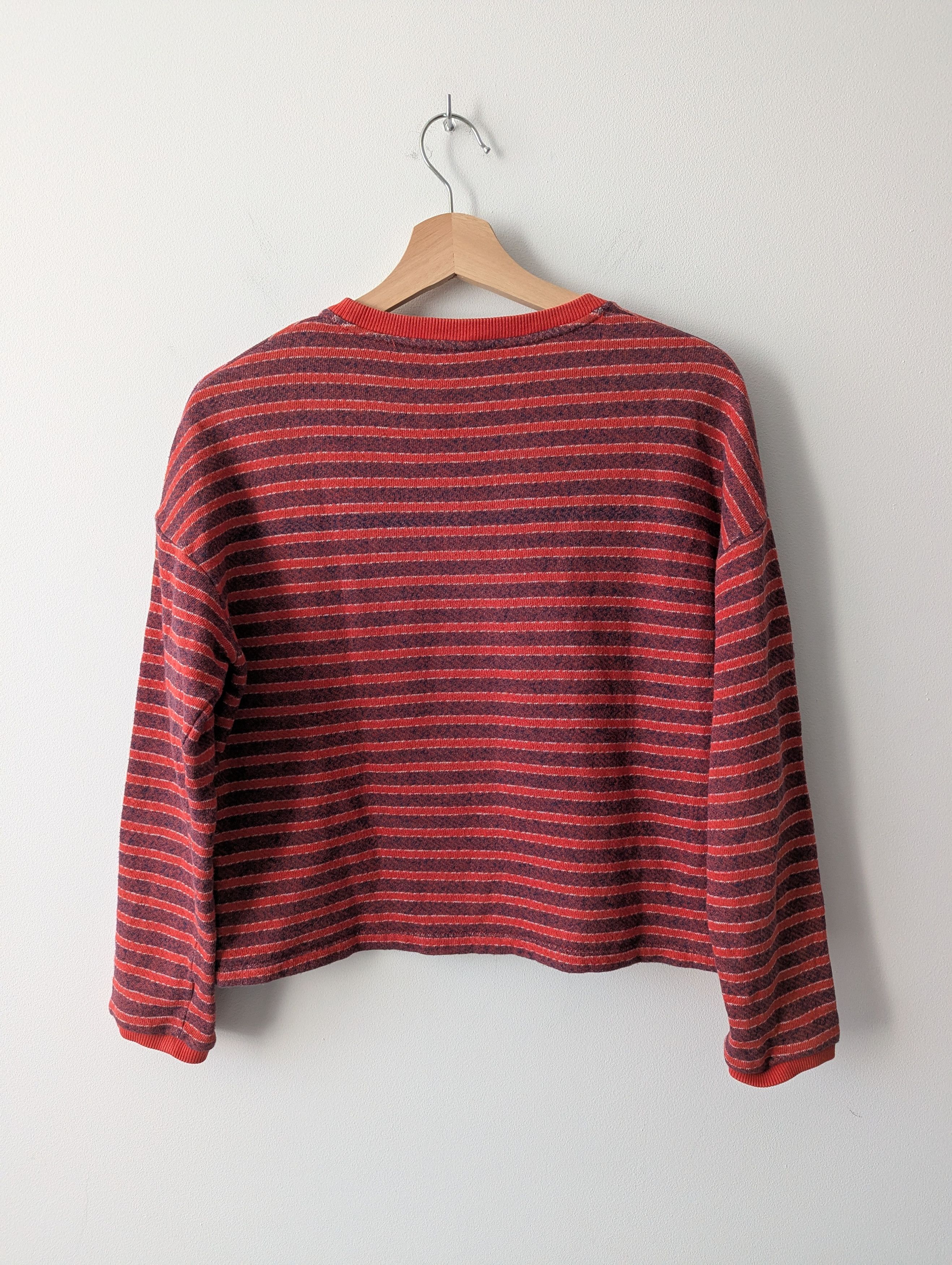 Kenzo Kenzo Paris Tiger Embroidered Sweatshirt Striped Red S M Size M / US 6-8 / IT 42-44 - 9 Thumbnail