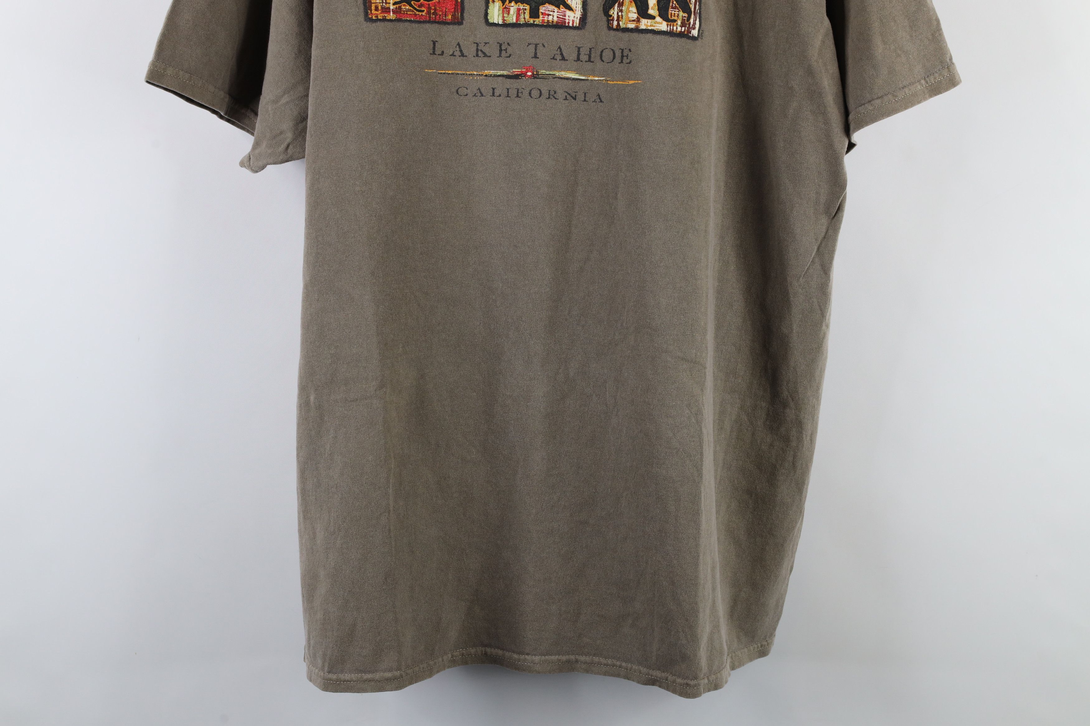 Vintage Vintage Streetwear Lake Tahoe California Bear Wolf T-Shirt Size US XL / EU 56 / 4 - 3 Thumbnail