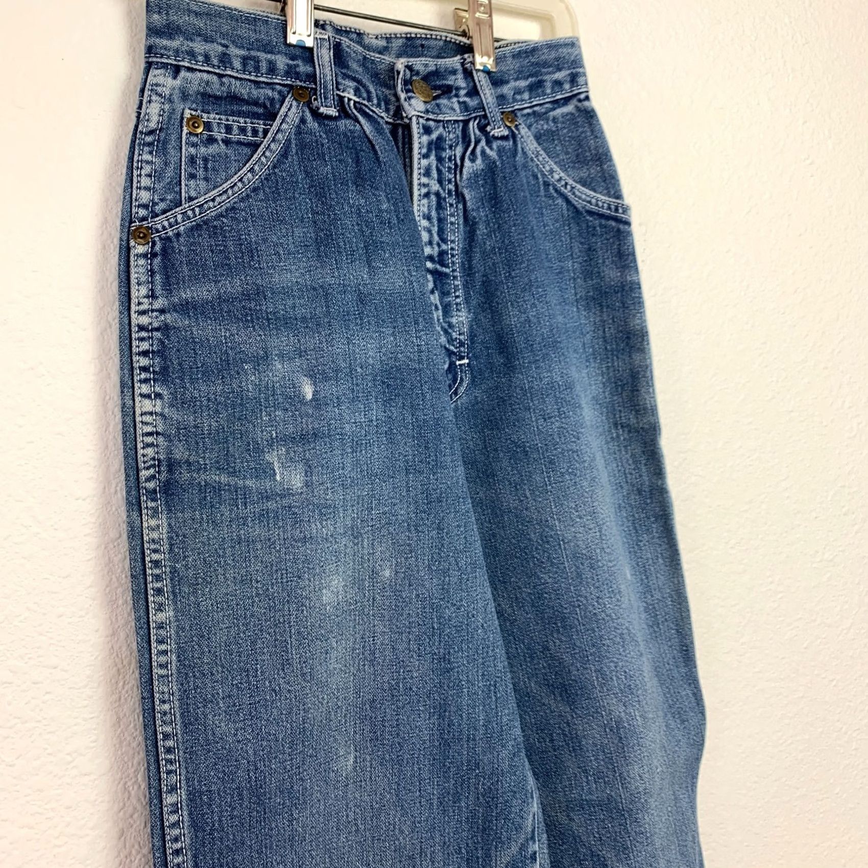 Greats VINTAGE The Great West Bank Jeans Juniors 5 Blue Cotton Blend Inseam 32 Size 27" / US 4 / IT 40 - 2 Thumbnail