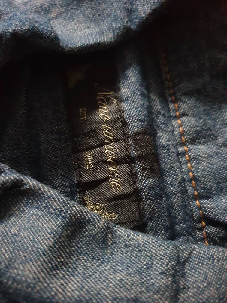 If Six Was Nine 💥3 quater blue colour Nano Uni western shirt Size US S / EU 44-46 / 1 - 3 Thumbnail