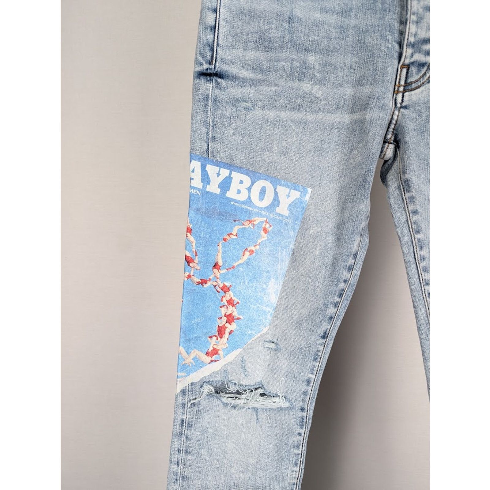 Amiri o1rshd1 Q:3 / Playboy Magazine Jean in LT.Vintage Size US 34 / EU 50 - 5 Thumbnail