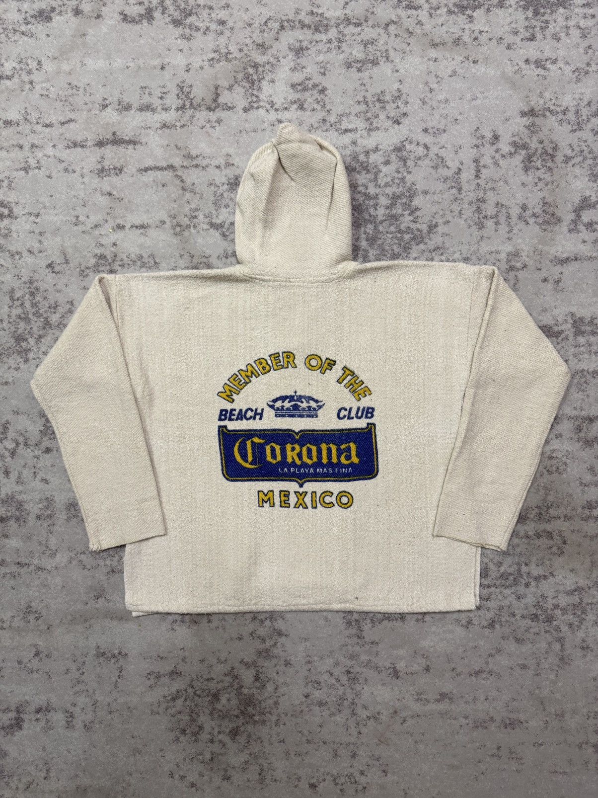 Vintage Vintage 90s Corona Beach Club Mexican Baja Hoodie Pullover Size US M / EU 48-50 / 2 - 3 Thumbnail
