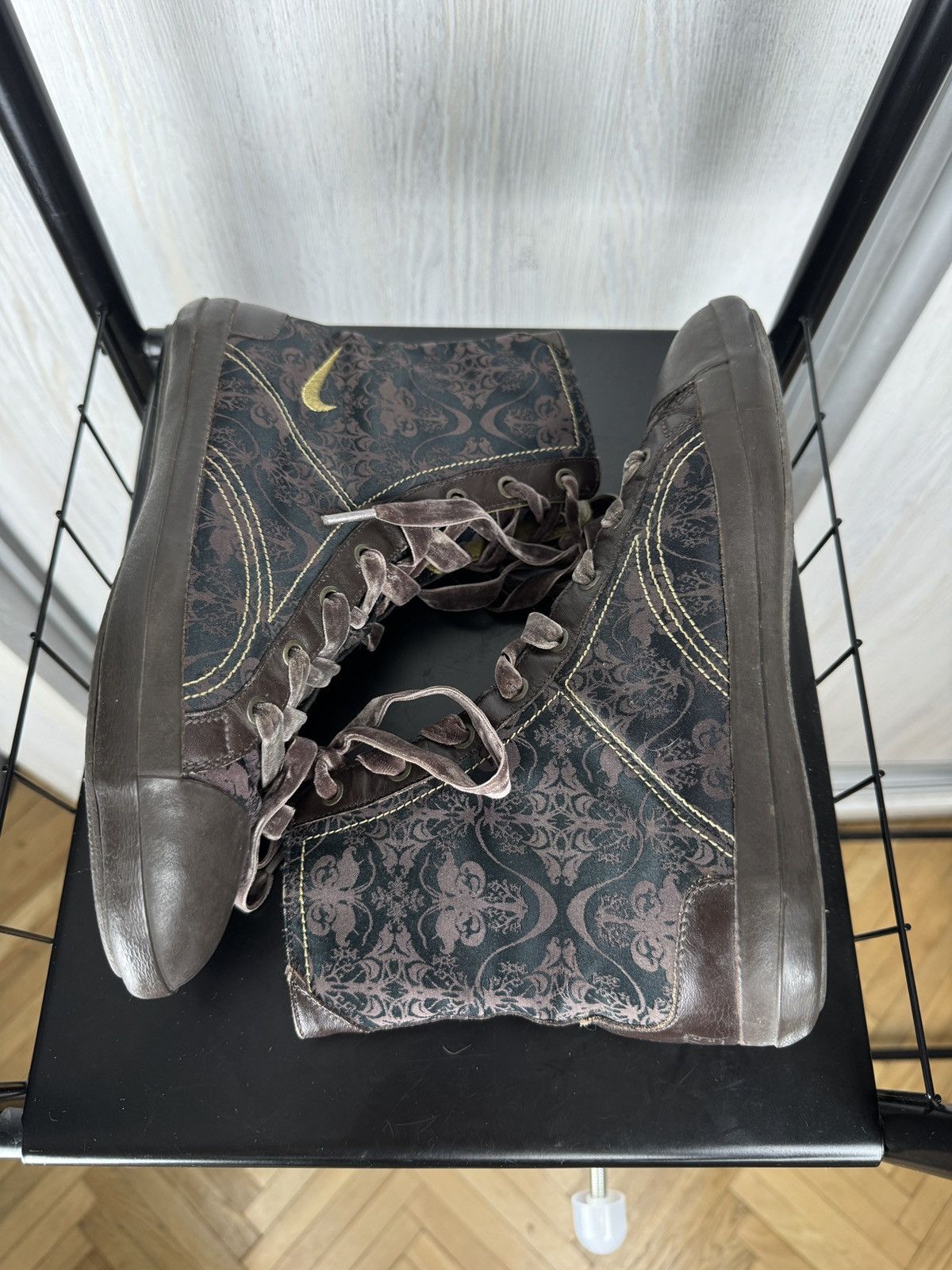 Nike Vintage 2007 Nike Sixton Premium Mid Brown Leather Size 8.5 Size US 8.5 / IT 38.5 - 9 Thumbnail