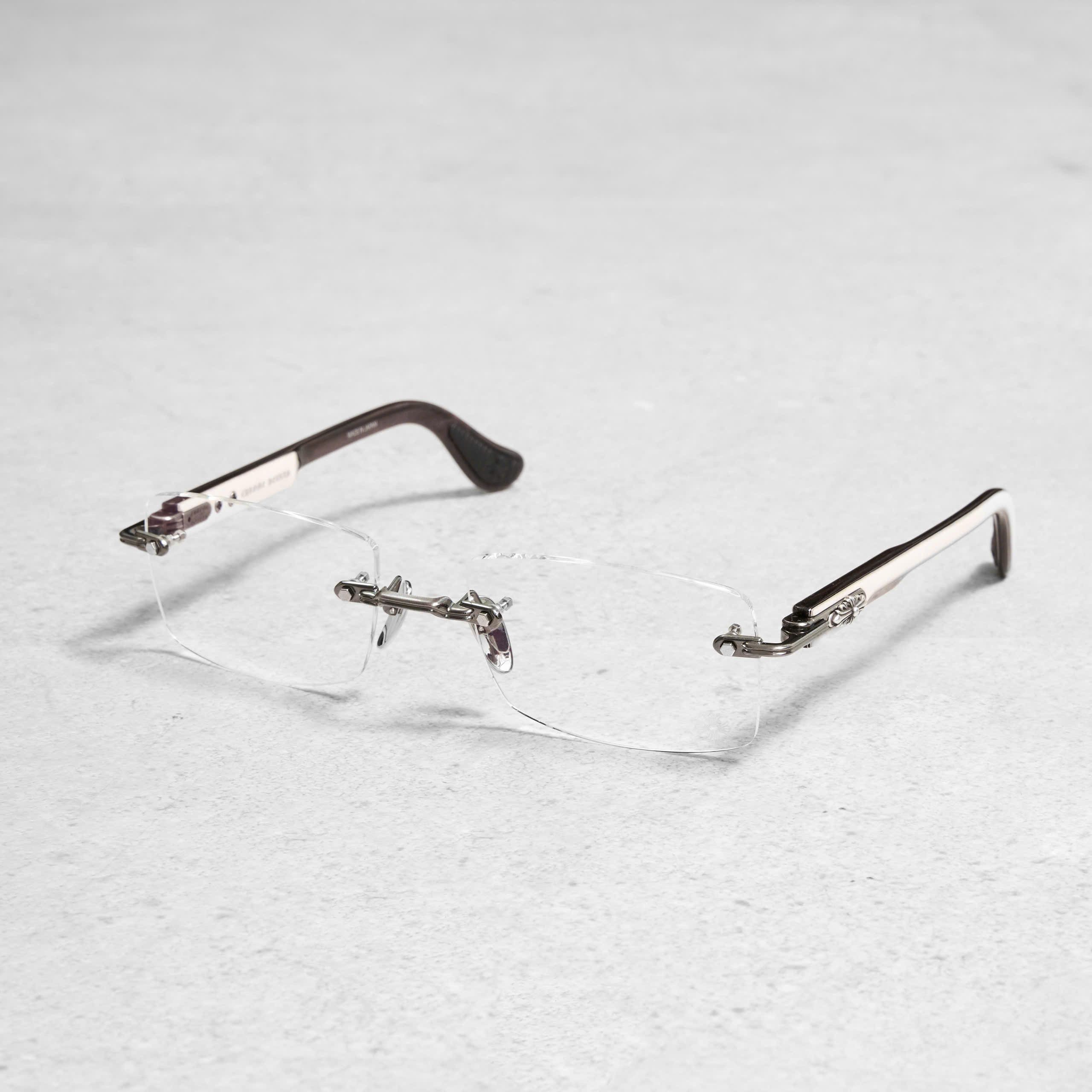 Chrome Hearts CHROME HEARTS DEEP II Antique Silver/White