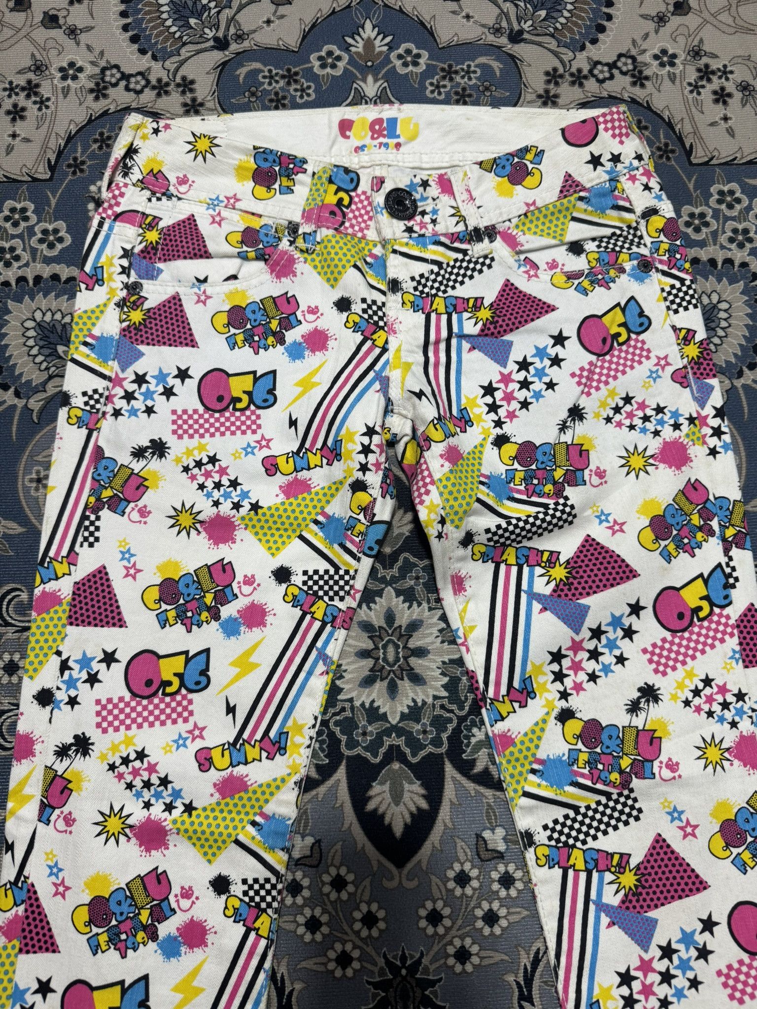 Beauty Beast × Hysteric Glamour × Japanese Brand Vintage CO & LU Overprint Inspired Hysteric Jeans Skinny Size US 27 - 3 Thumbnail
