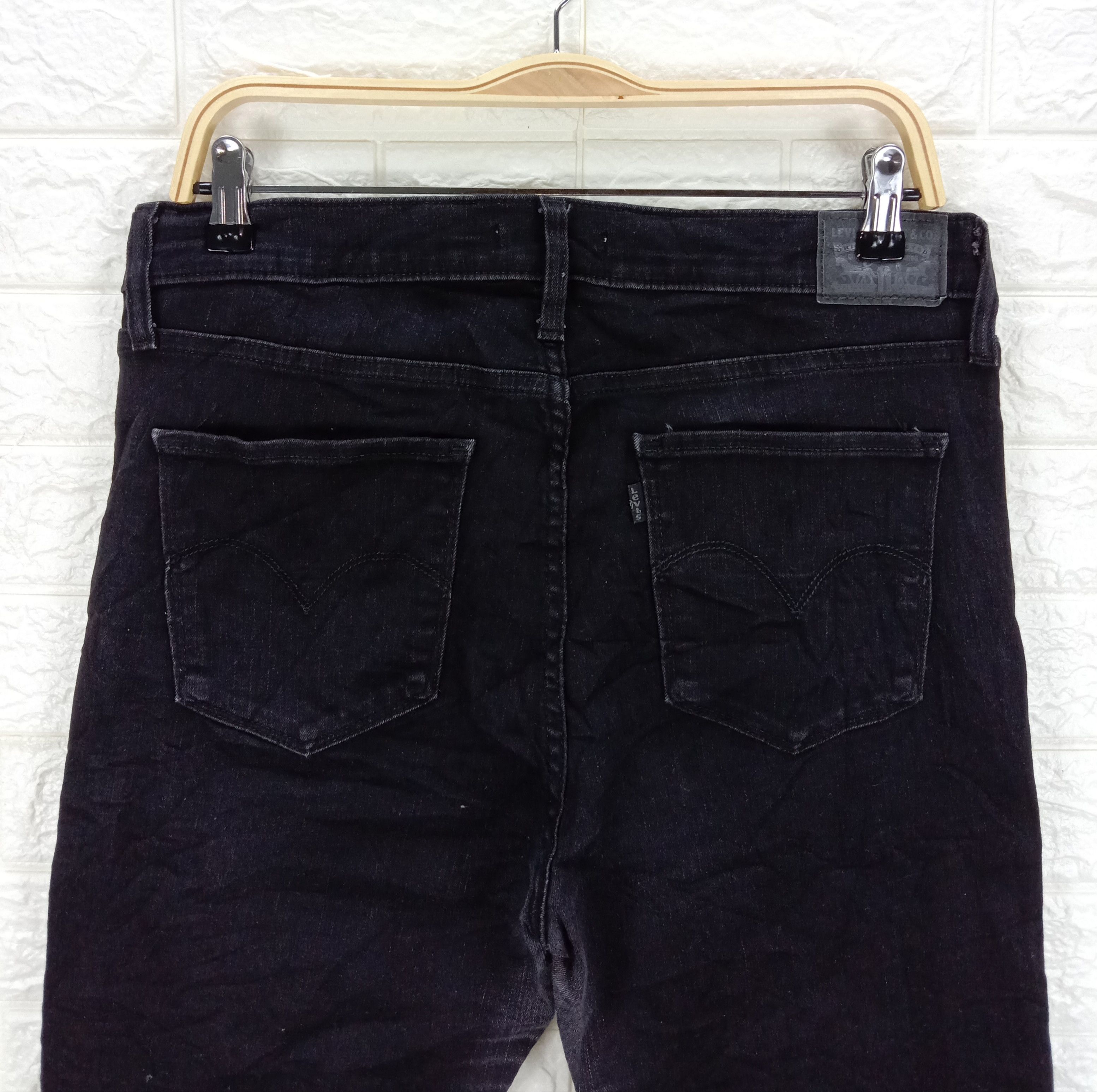 Levi's Vintage Levi's 720 Black Jeans Size 32" / US 10 / IT 46 - 6 Thumbnail