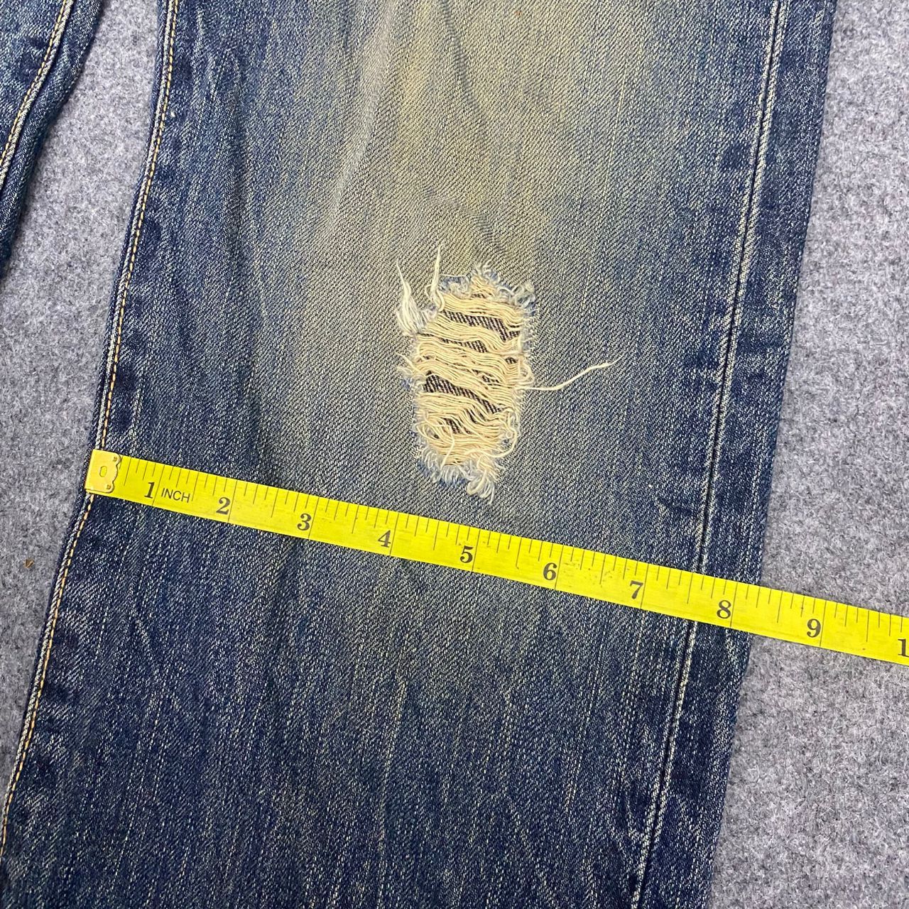 If Six Was Nine 💥Best Offer💥Vintage Edwin 505 Selvegde Distressed Denim Size US 28 / EU 44 - 8 Thumbnail