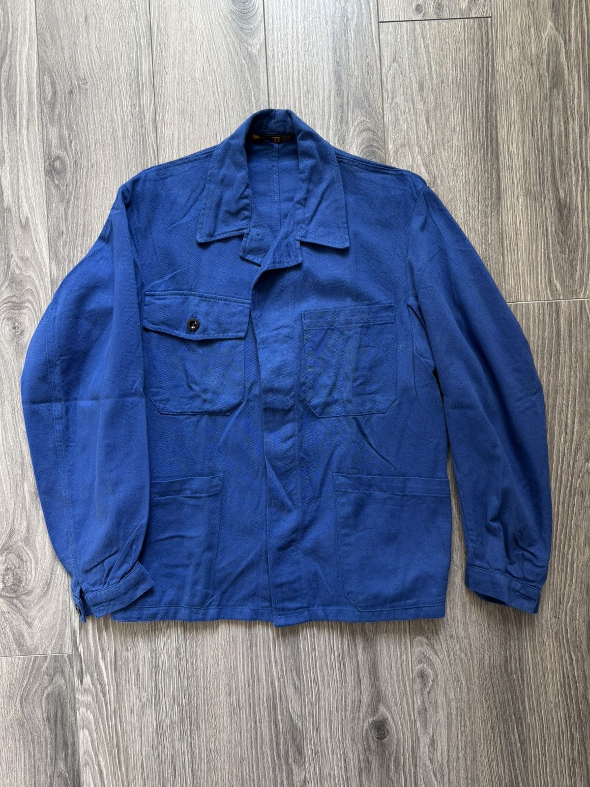Le Laboureur Vintage French Workwear Utility Chore Kuso Sanfor Jacket Size US S / EU 44-46 / 1 - 3 Thumbnail