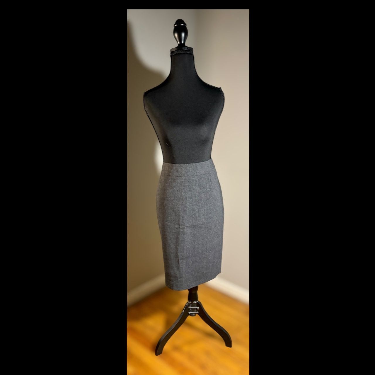 Anthropologie Elegant Gray Pencil Skirt Size 27" / US 4 / IT 40 - 2 Thumbnail
