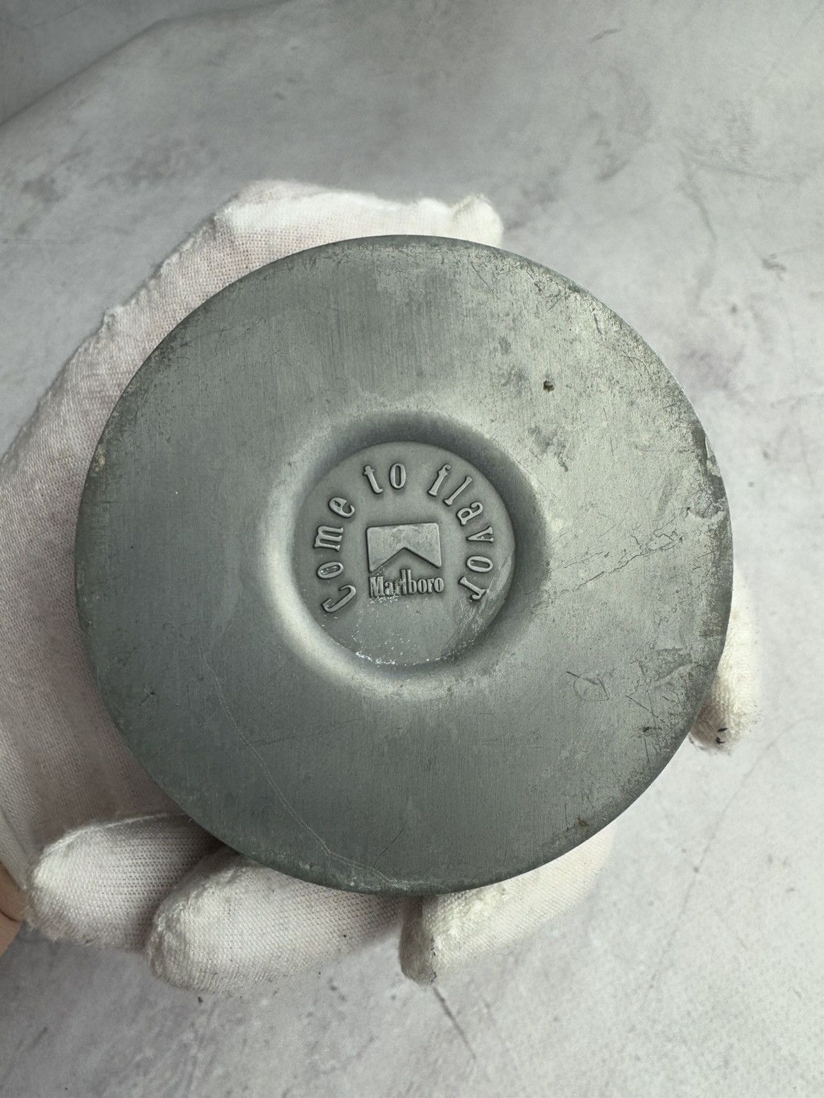 Marlboro × Vintage 1990 Vintage Marlboro Metal Ashtray Retro Rare Size ONE SIZE - 5 Thumbnail