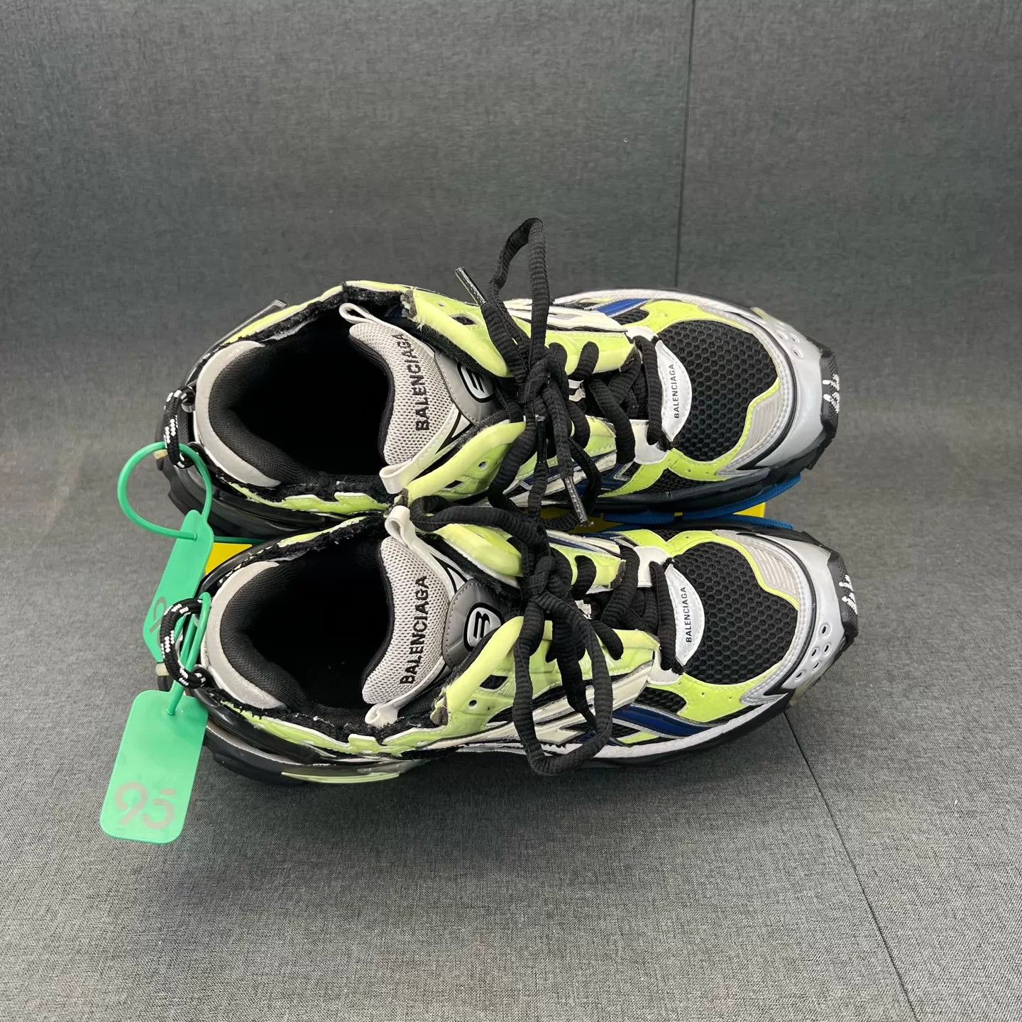 Balenciaga Balenciaga Runner Blue Gray Green 44 Size US 11 / EU 44 - 7 Thumbnail
