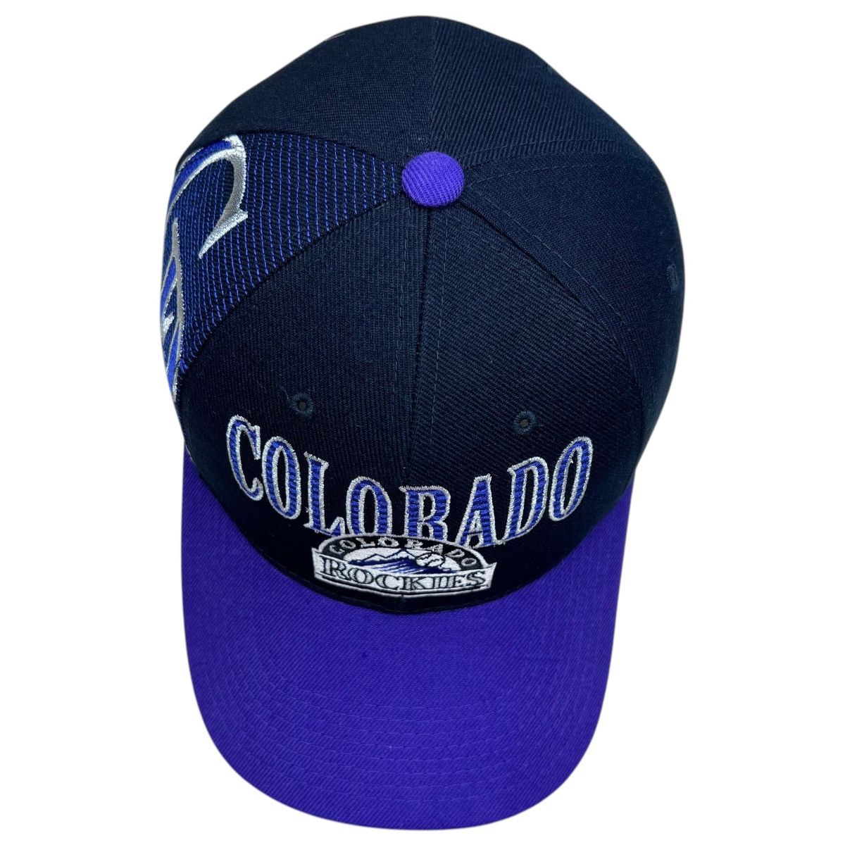 Sports Specialties 1990s MLB Colorado Rockies Sports Specialties Laser Snapback Size ONE SIZE - 7 Thumbnail