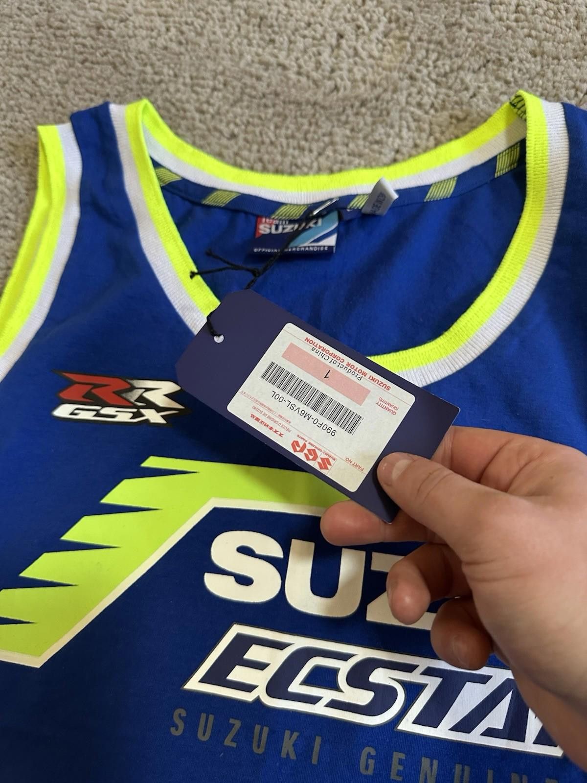 Fox Racing Suzuki Ecstar MotoGP GSX-RR Official Team Ladies Vest Top Size L / US 10 / IT 46 - 5 Thumbnail