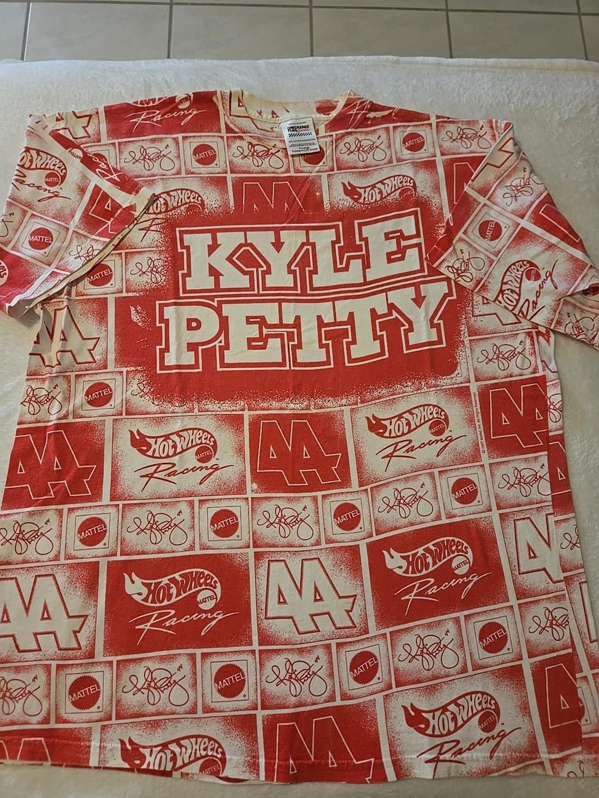 Other Vtg 1997 Kyle Petty AOP Hotwheels Nascar Racing T Shirt XL Size US XL / EU 56 / 4 - 1 Thumbnail
