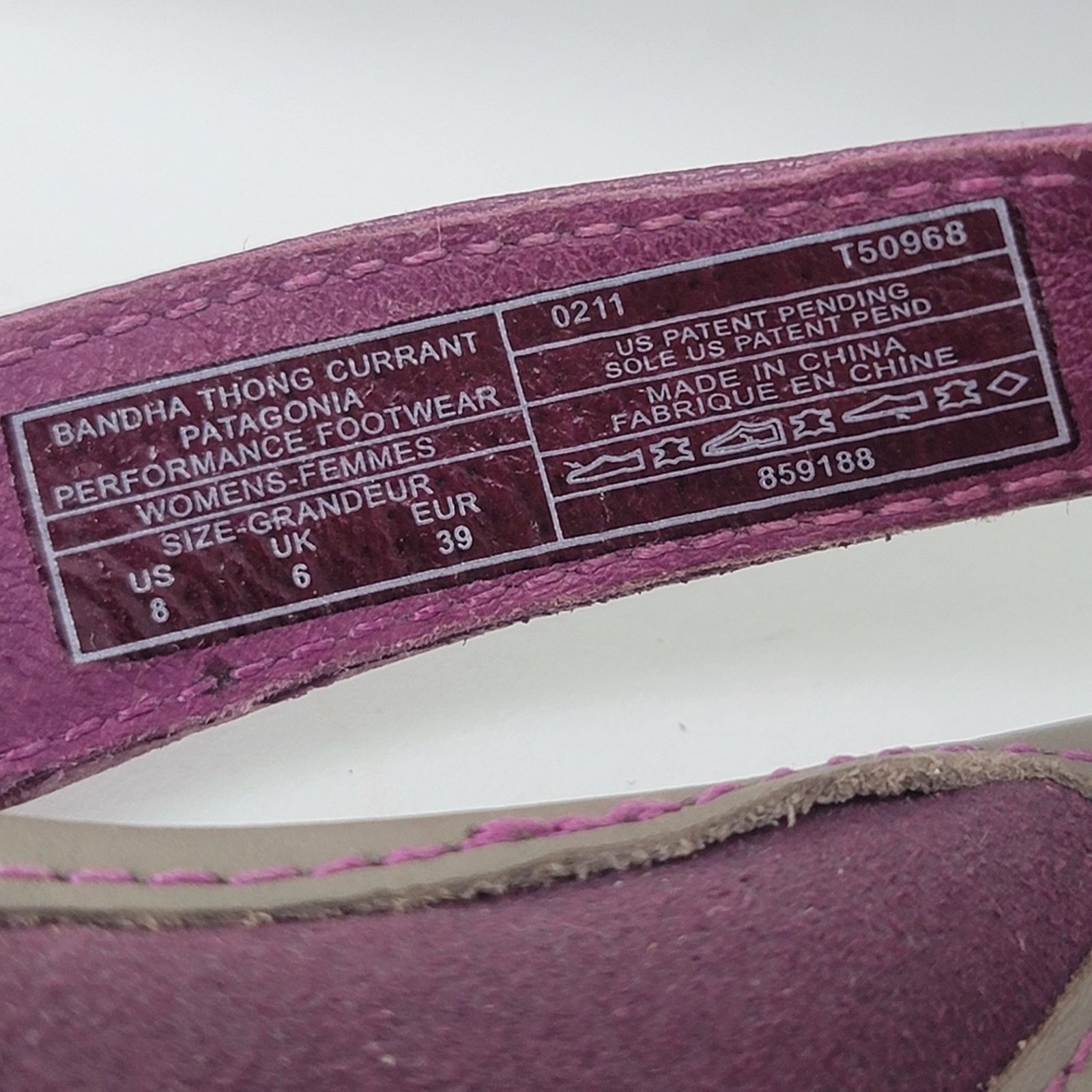 Patagonia Patagonia Bandha Thong Sandal In Currant Size US 8 / IT 38 - 9 Thumbnail