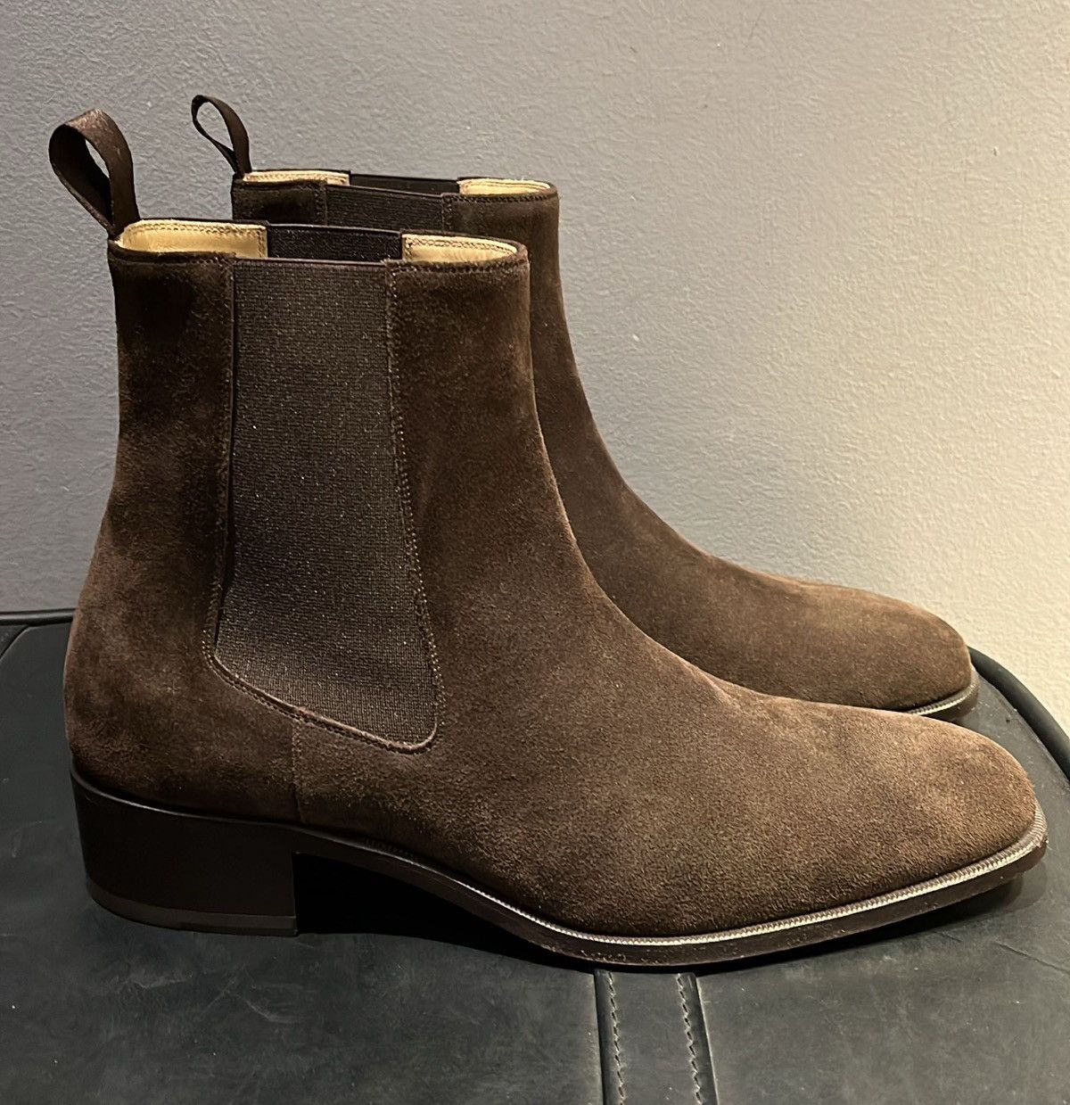Tom Ford o1loc1c0425 J1387 Alec Chelsie Boots in Brown Size US 10 / EU 43 - 3 Thumbnail