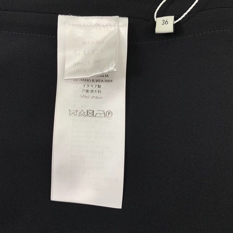 Gucci GucciBlack side striped webbing round-neck zipper short-sle Size XXS / US 00 / IT 34 - 6 Thumbnail