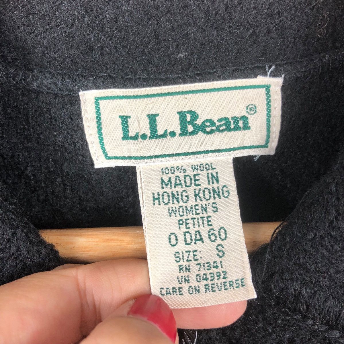 L.L. Bean Vintage LL BEAN Japan Blazer Coat Size 36R - 3 Thumbnail