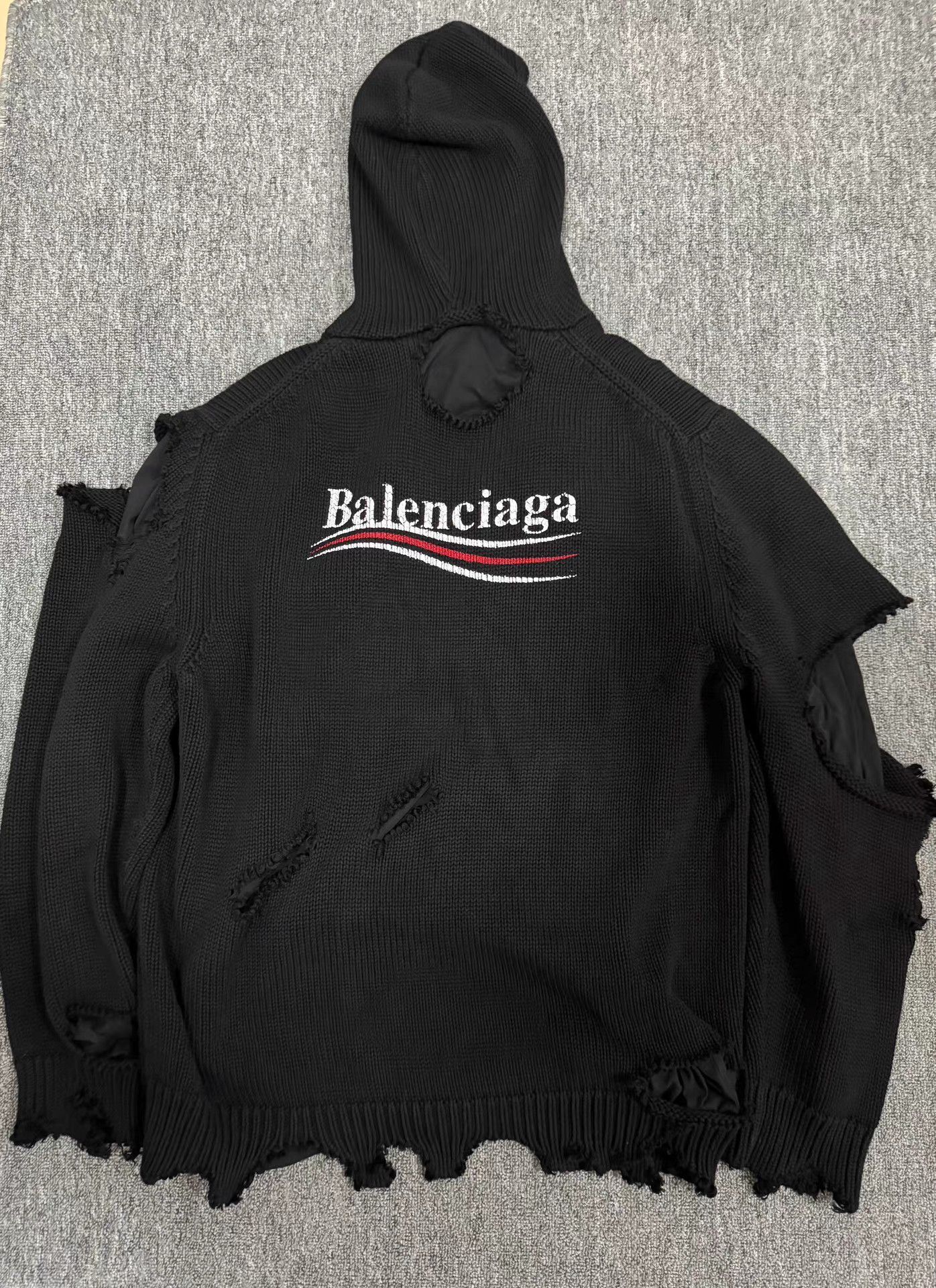 Balenciaga Balenciaga knit hoodie Size US M / EU 48-50 / 2 - 2 Thumbnail