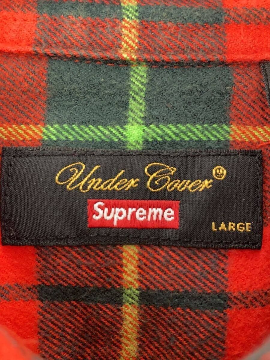 Supreme × Undercover Arabic Font Plaid Short Sleeve Button Shirt Size US L / EU 52-54 / 3 - 4 Thumbnail