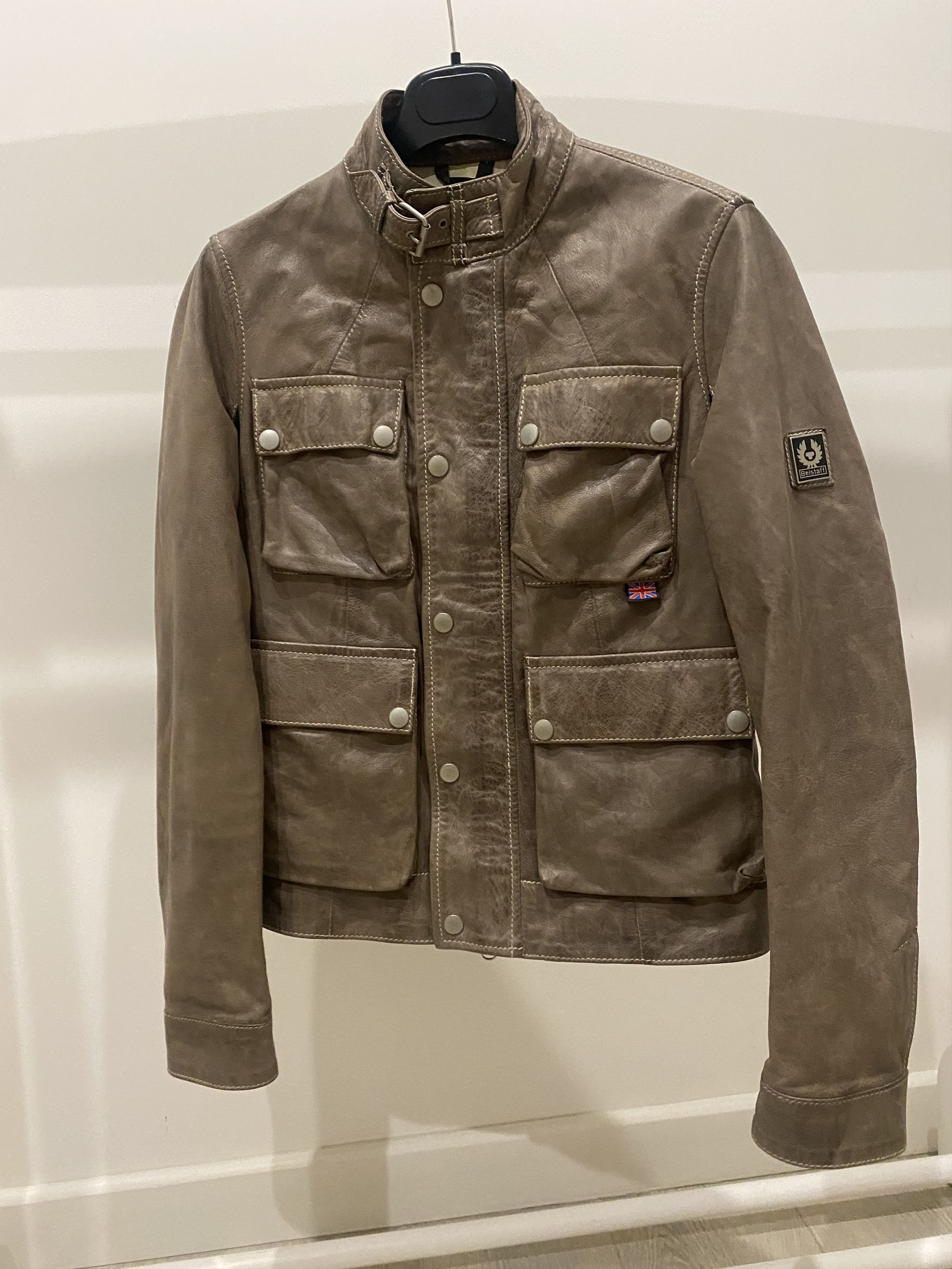 Belstaff Belstaff Gold Leather Jacket Size S / US 4 / IT 40 - 1 Thumbnail