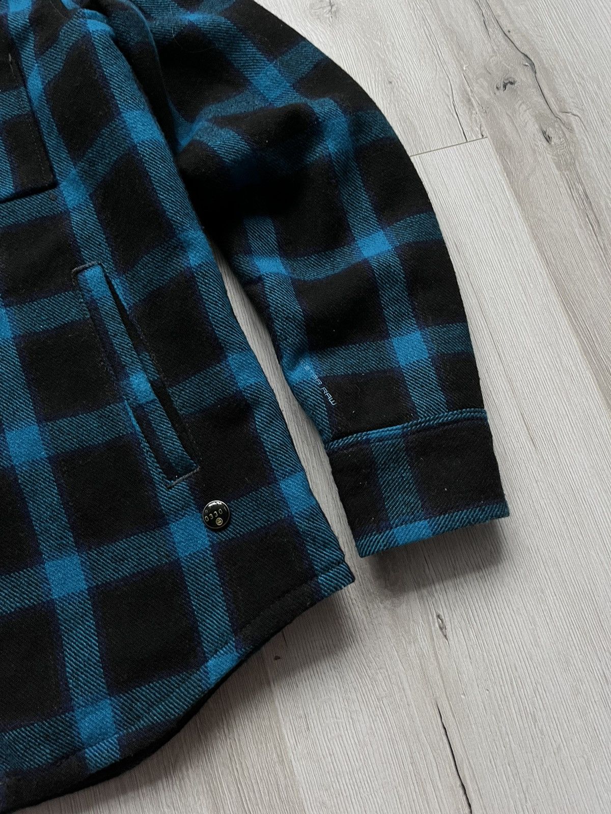 G-Star × Japanese Brand Vintage G Star Raw Western Plaid Quilted Jacket Overshirt Size US L / EU 52-54 / 3 - 3 Thumbnail