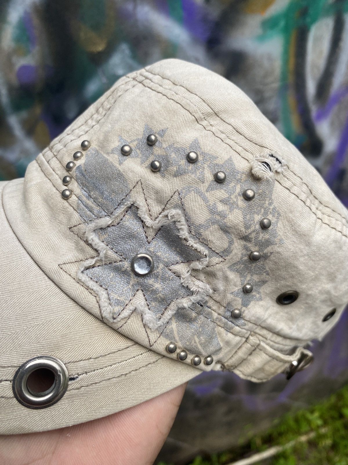 Other ❤️‍🔥Vintage commando hats distressed cross punk style Size ONE SIZE - 5 Thumbnail