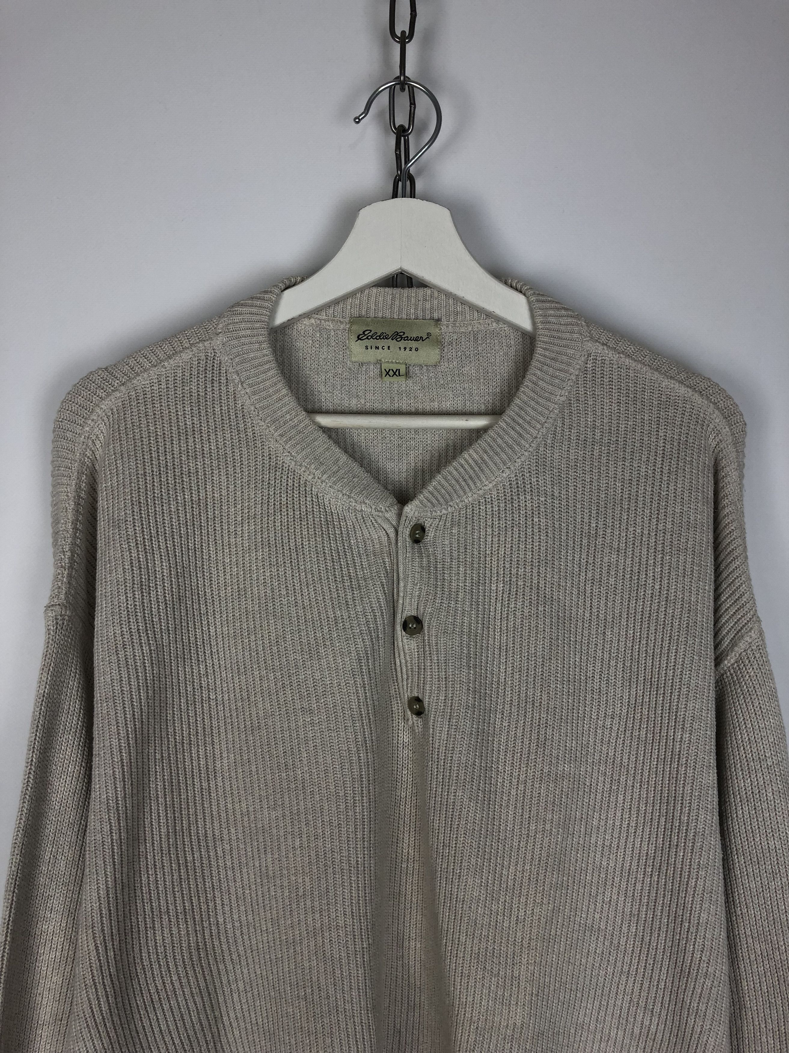 Eddie Bauer Eddie Bauer Knit Sweater Pullover Beige size XXL Size US XXL / EU 58 / 5 - 2 Thumbnail
