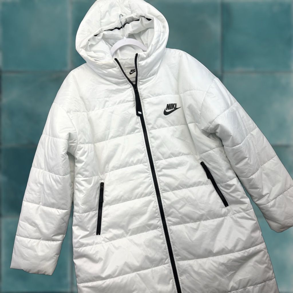 Nike Nike Women's Therma-Fit Repel Quilted Parka White M Coat DJ6999-100 Long Size M / US 6-8 / IT 42-44 - 1 Thumbnail
