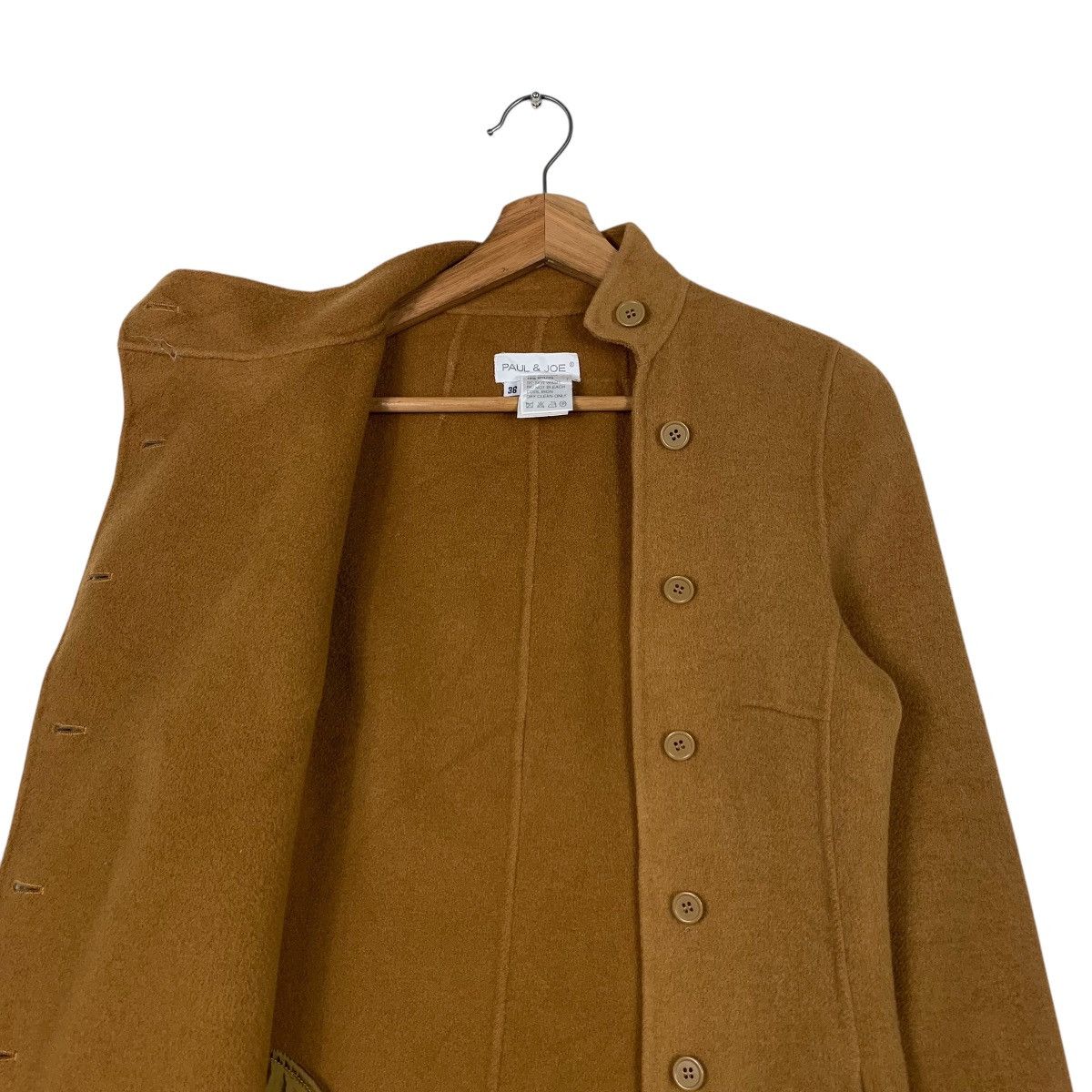 Paul & Joe PAUL & JOE Asymmetrical Wool Jacket #2079-C91 Size XS / US 0-2 / IT 36-38 - 8 Thumbnail