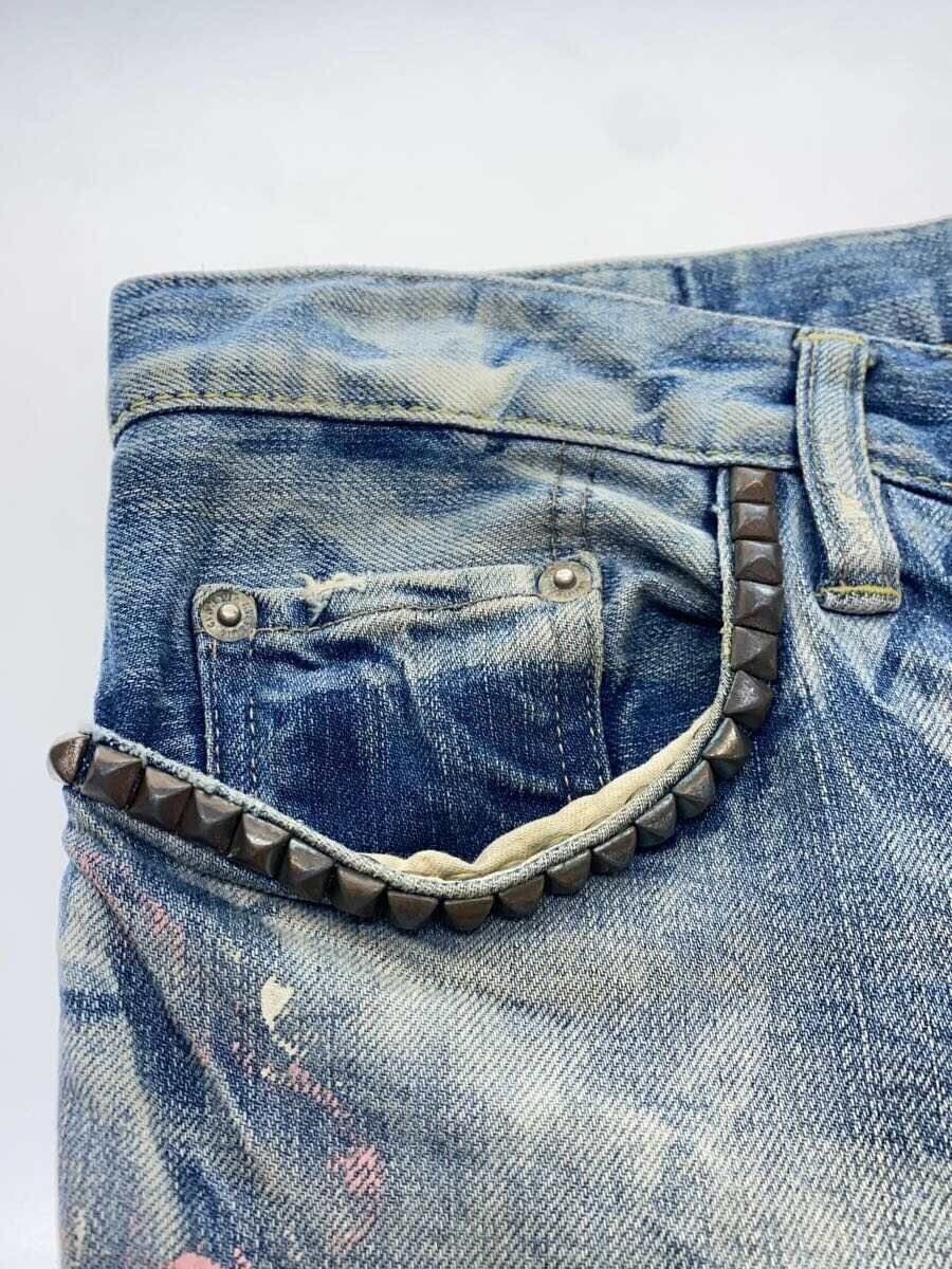 Hysteric Glamour Studded Distressed Jeans Size US 30 / EU 46 - 6 Thumbnail