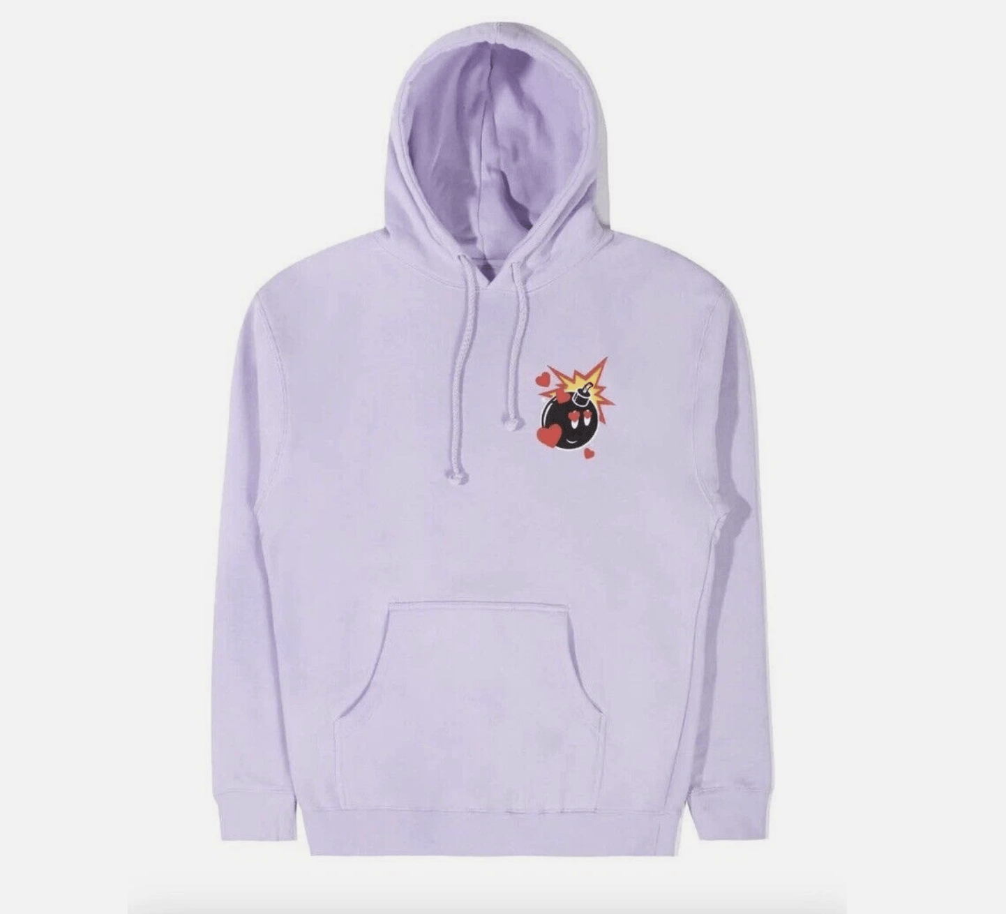 The Hundreds Adam in Love Hoodie (Adam Bomb Squad Exclusive) Lavender Size US XL / EU 56 / 4 - 1 Thumbnail
