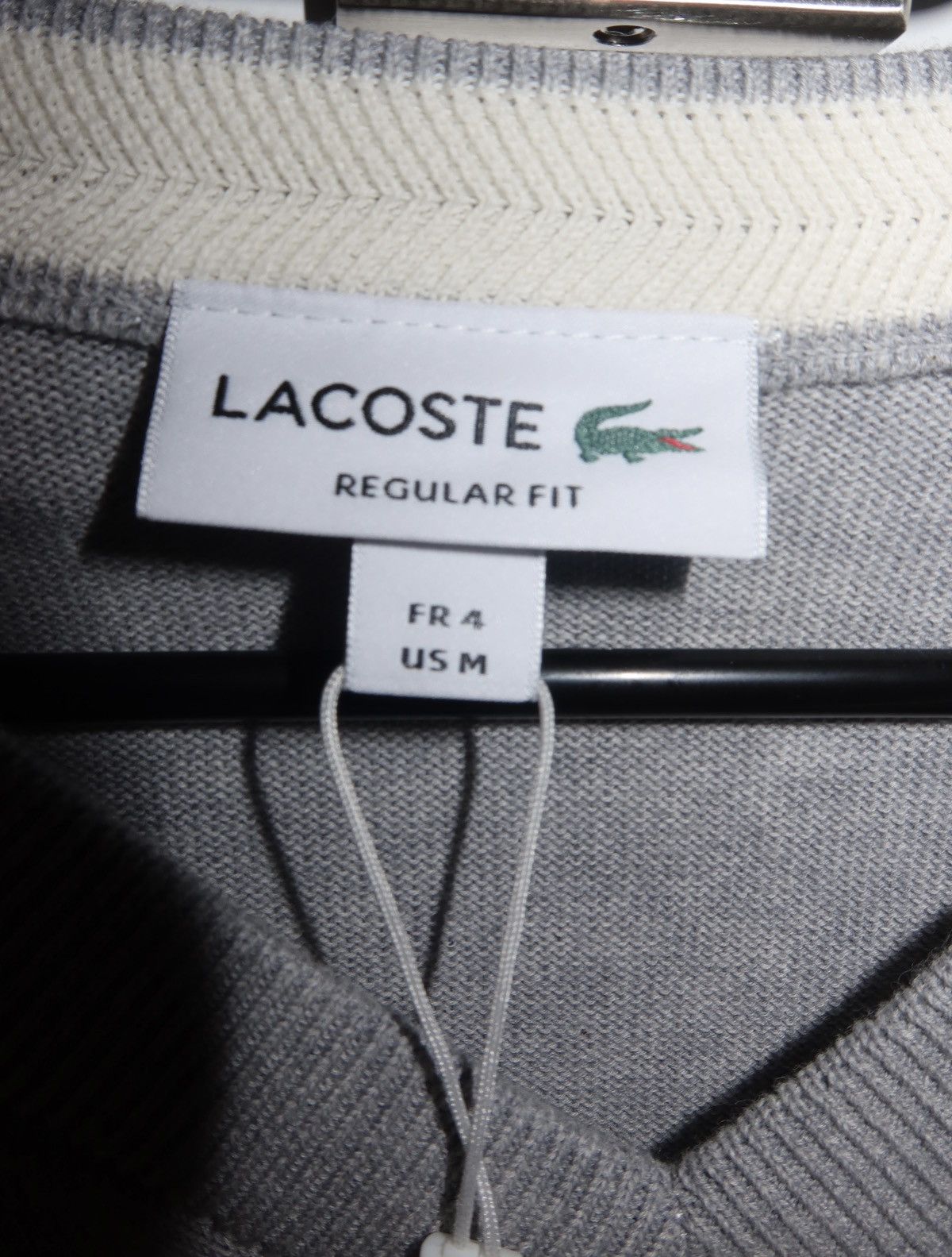 Lacoste Lacoste Sweater cotton grey men Size US M / EU 48-50 / 2 - 4 Thumbnail