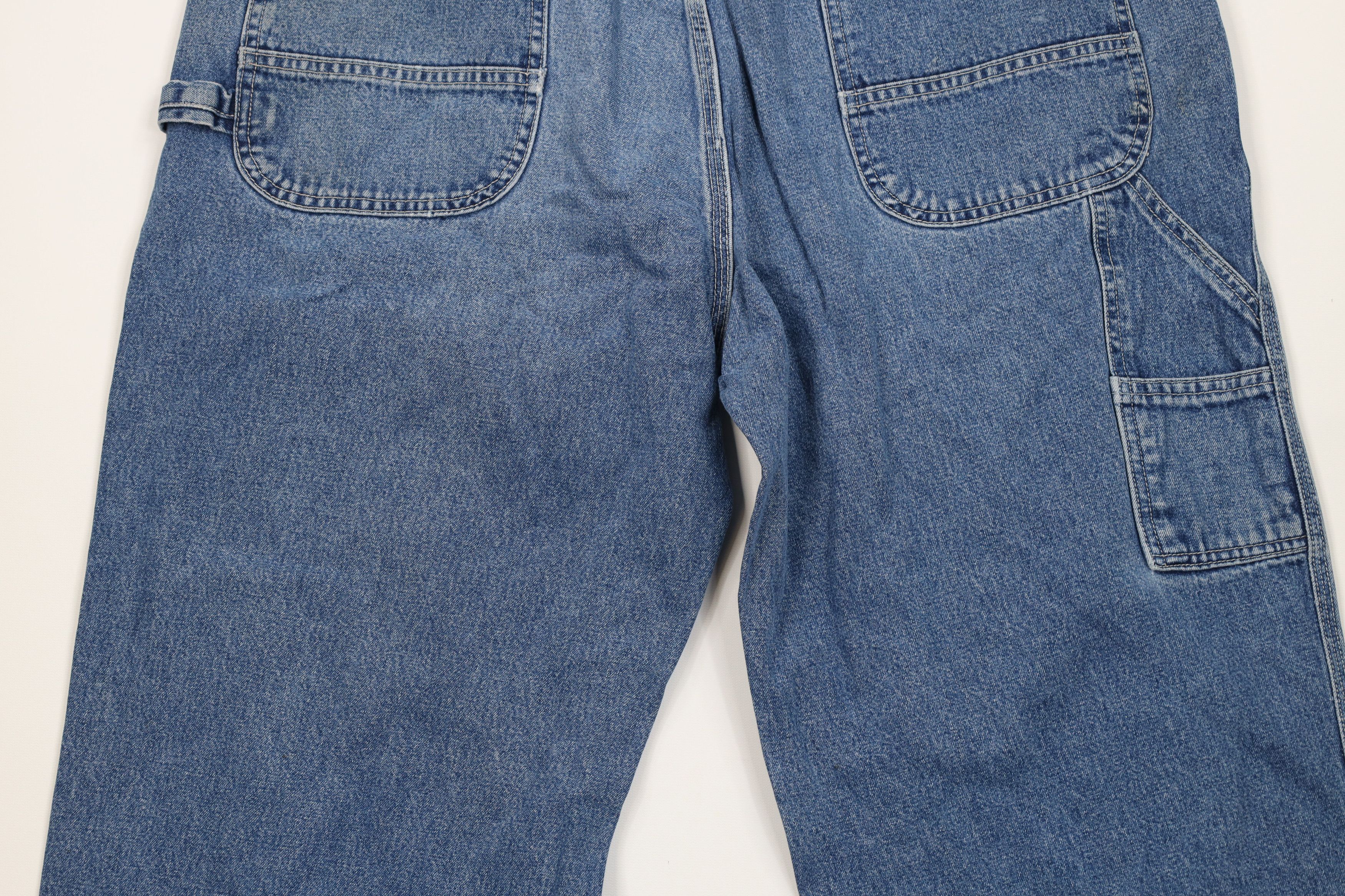 Vintage Vintage 90s Y2K Streetwear Wide Leg Skateboard Denim Jeans Size US 36 / EU 52 - 11 Thumbnail