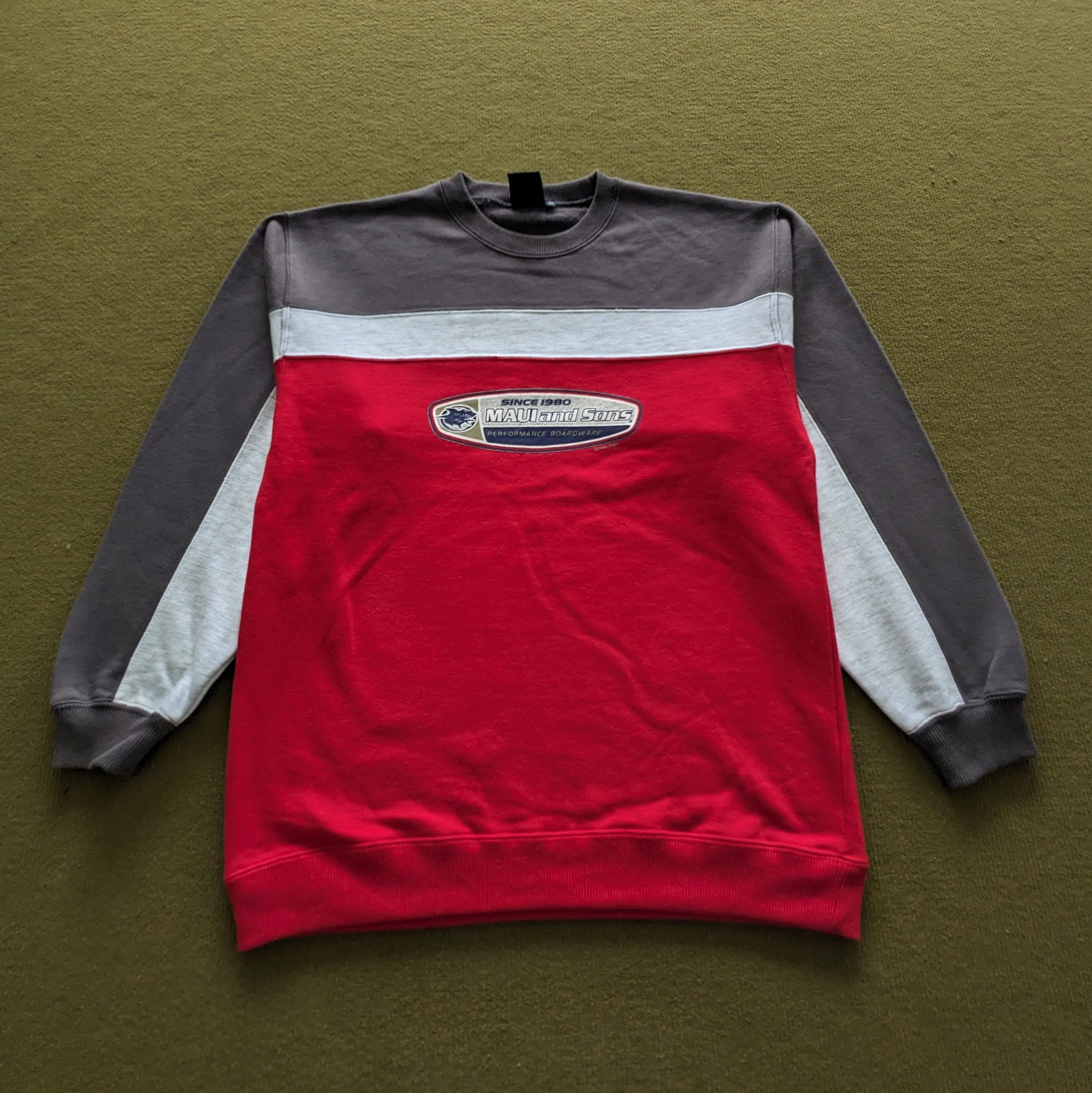 Maui and Sons Vintage Maui and Sons Surfing Style Crewneck Sweatshirt Size US S / EU 44-46 / 1 - 1 Thumbnail